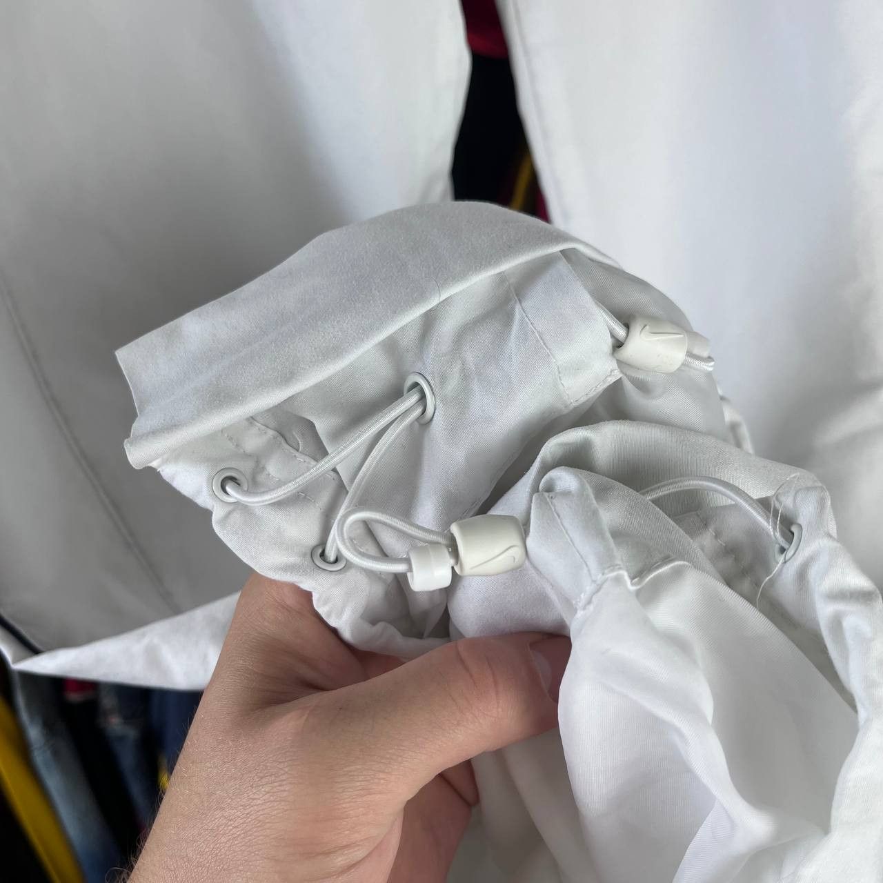 Nike Vintage Nike Big Logo Baggy Relaxed Nylon White Track Pants Size US 32 / EU 48 - 12 Thumbnail