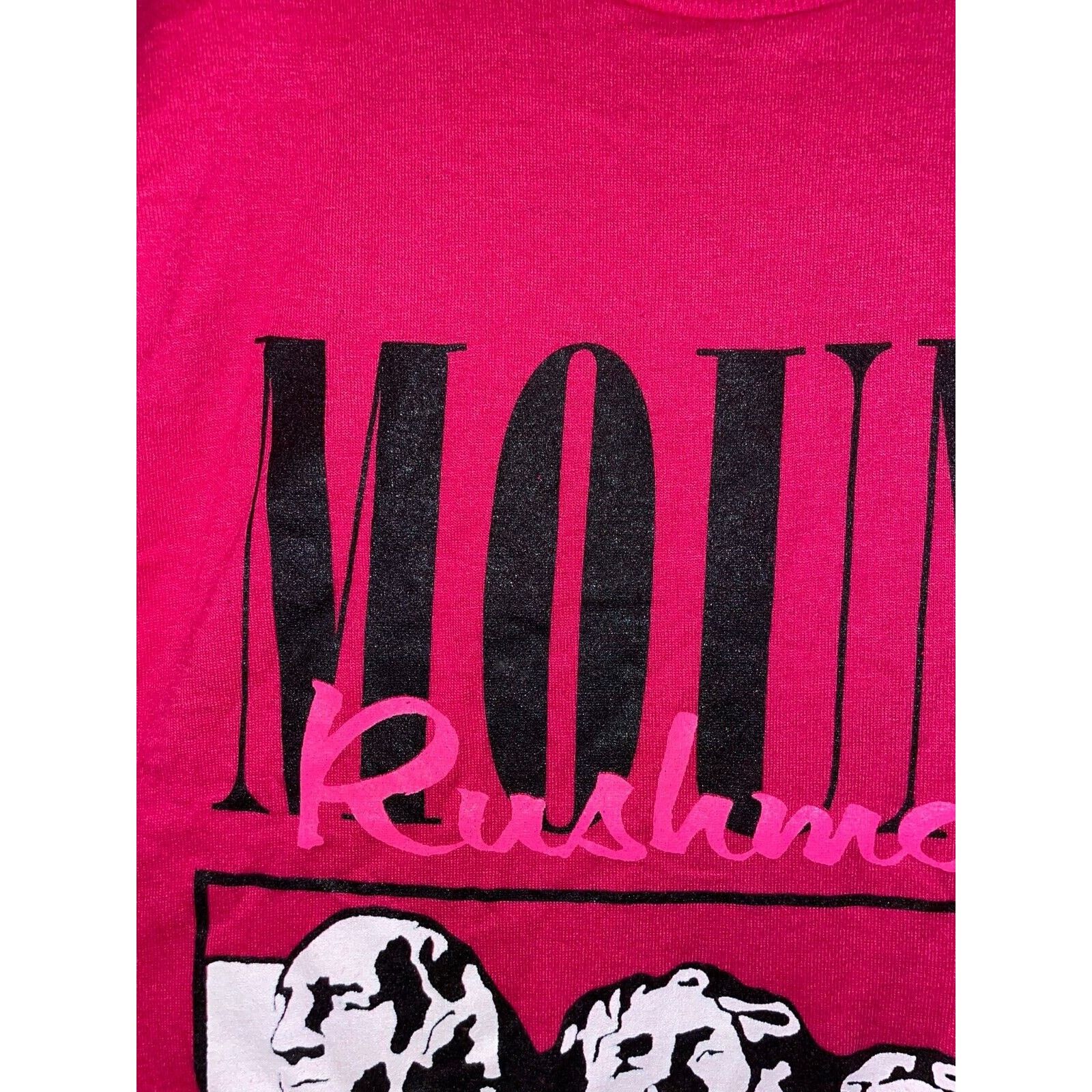 Jerzees Vintage South Dakota Shirt Mount Rushmore SD Pink Tee 90s S Size US S / EU 44-46 / 1 - 5 Thumbnail