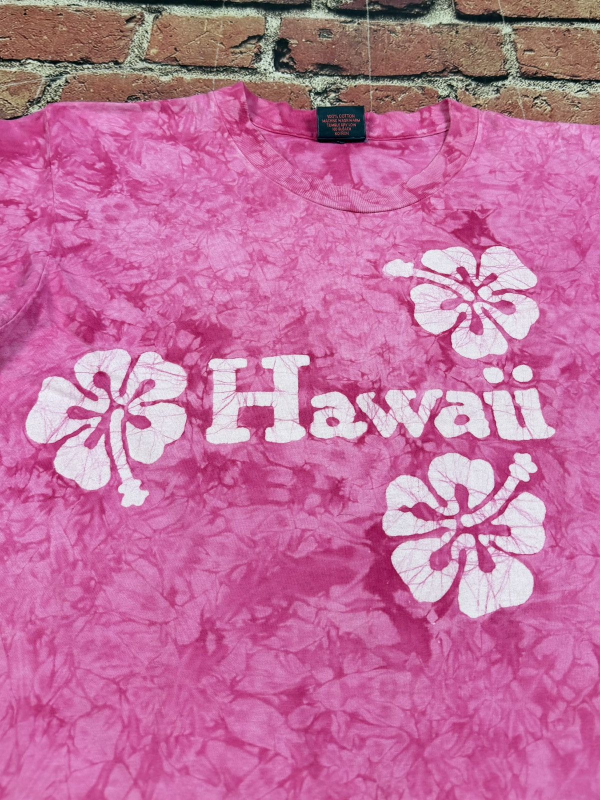 Vintage Vintage Hawaii Tie Dye T-Shirt Single Stitch Hibiscus Flower Size US L / EU 52-54 / 3 - 2 Thumbnail