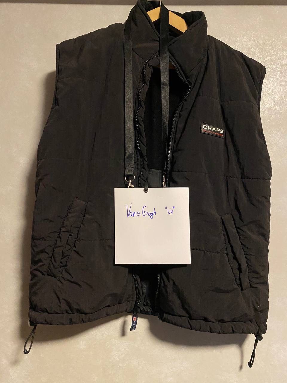 Chaps Ralph Lauren × RRL Ralph Lauren × Ralph Lauren Vintage Ralph Lauren Chaps black puff vest size L Size US L / EU 52-54 / 3 - 2 Thumbnail