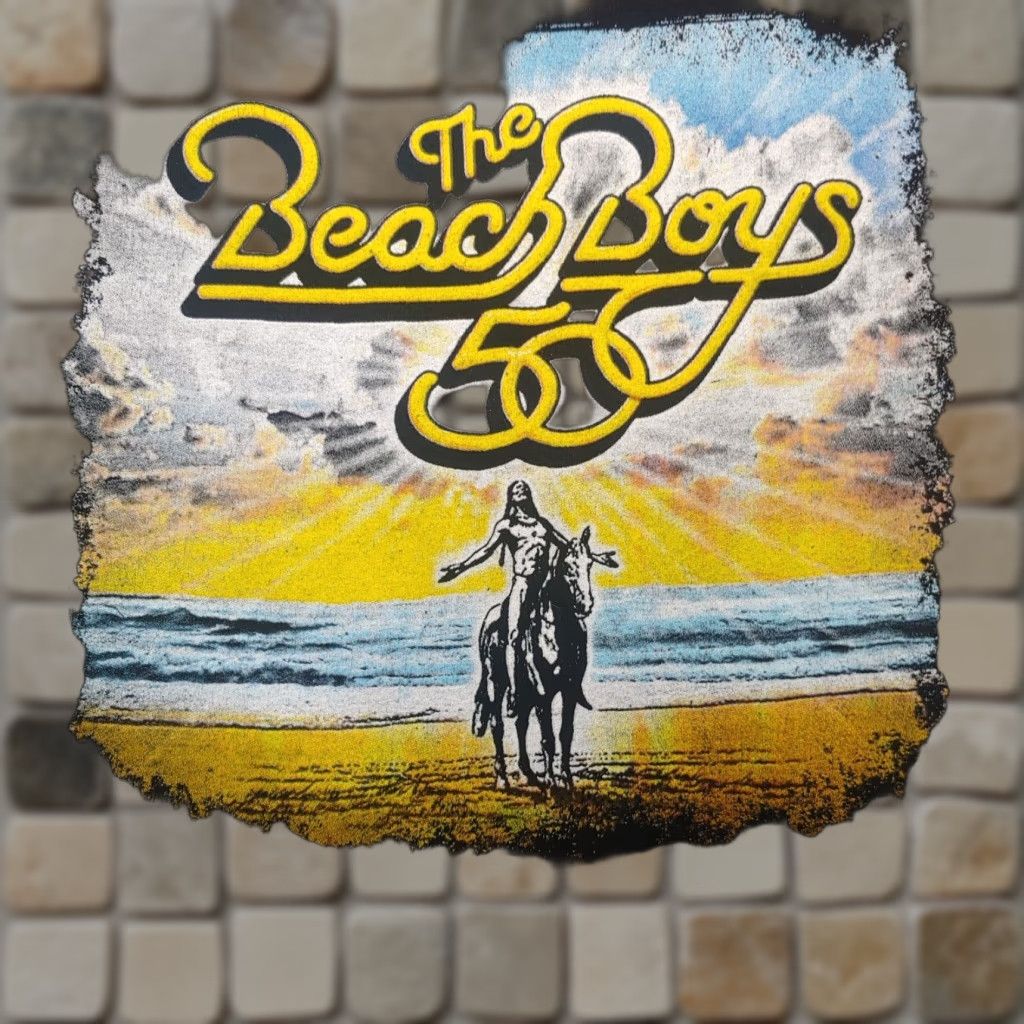 Vintage Beach Boys Concert T-Shirt Medium Black 50th Reunion Tour 2012 Graphic Mens Size US M / EU 48-50 / 2 - 1 Thumbnail