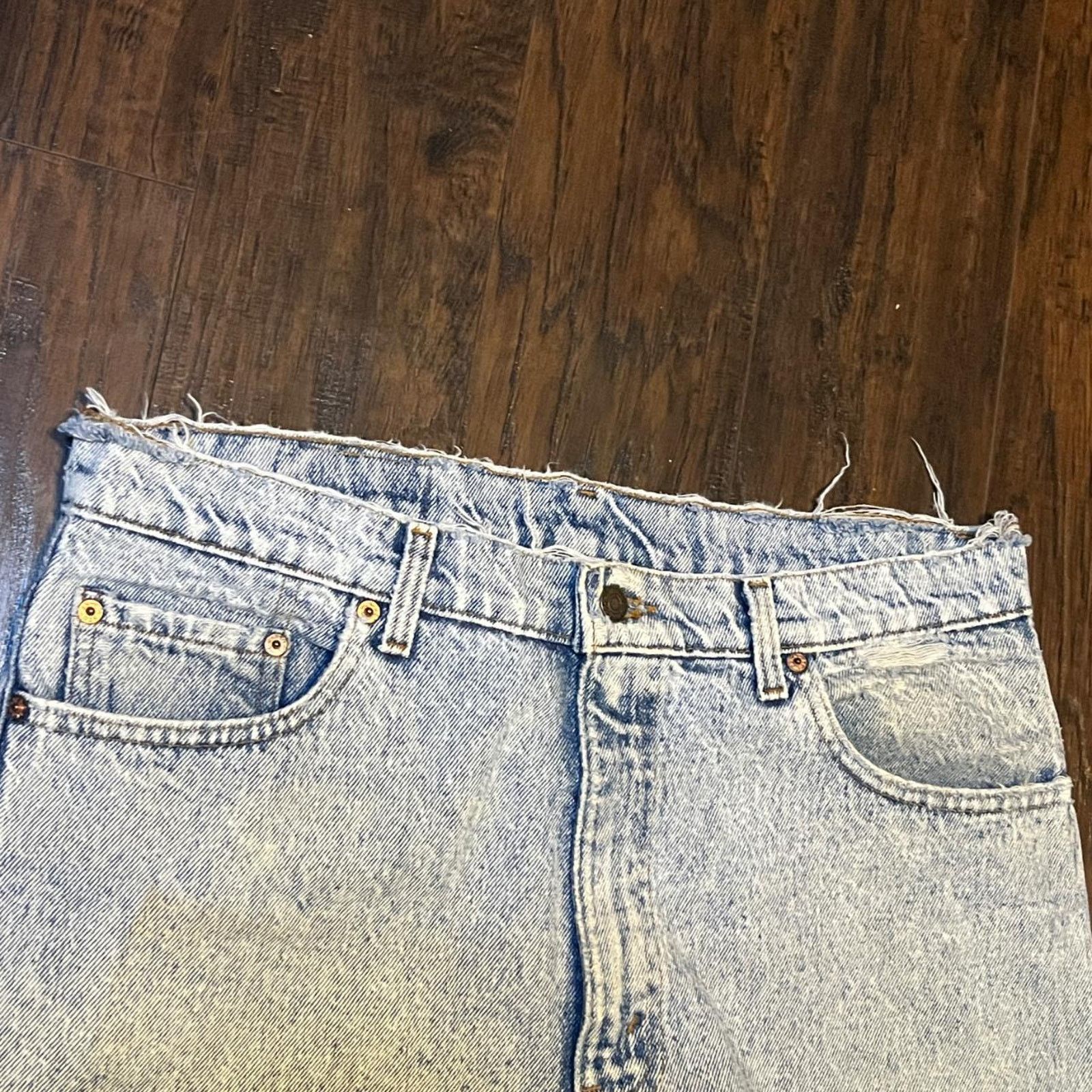Levi's Vintage Distressed 80s Light Blue wash Levis Jeans Size US 36 / EU 52 - 4 Thumbnail