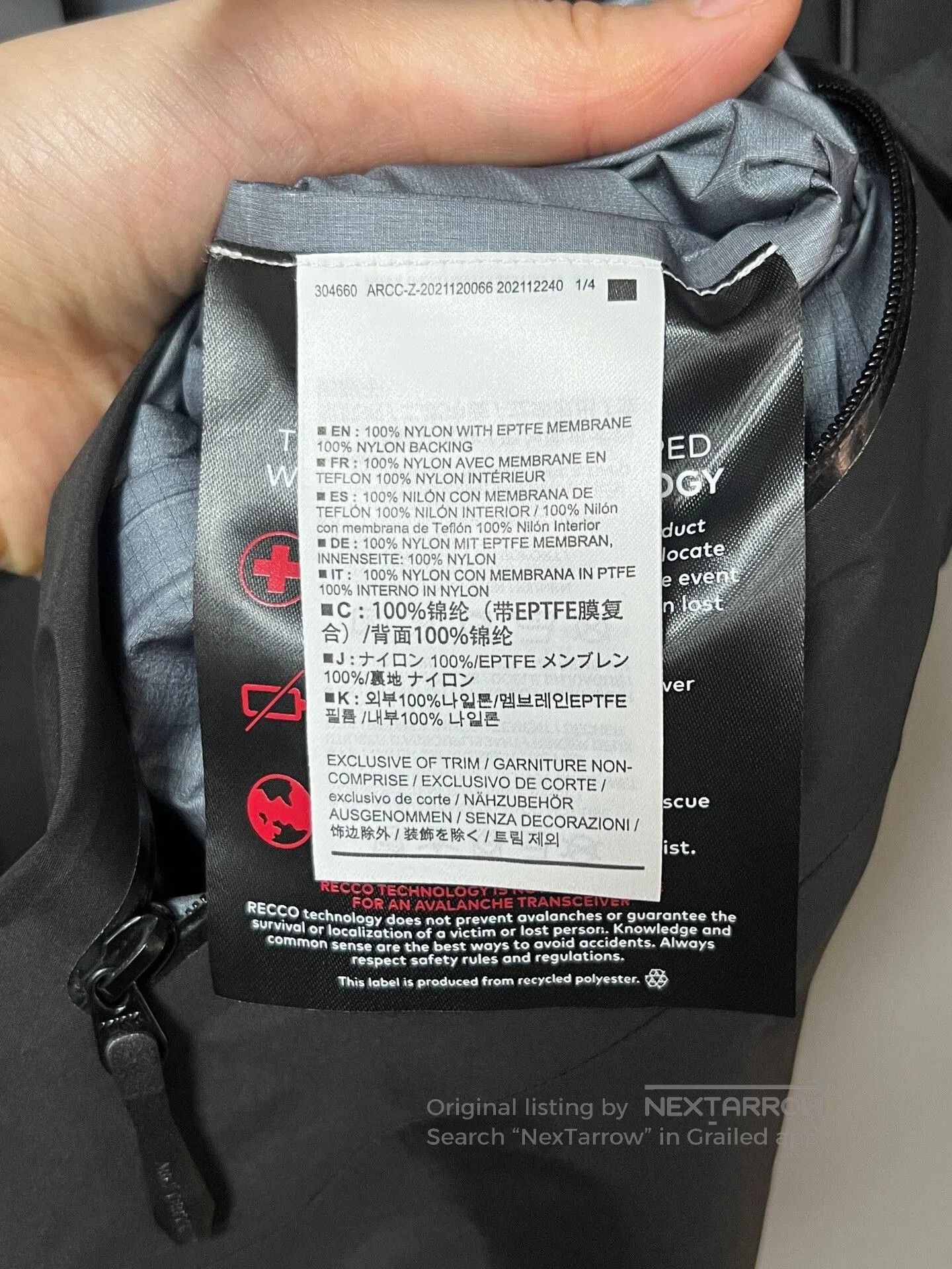 Arc'teryx arcteryx beta lt black shell jacket. Size US XS / EU 42 / 0 - 4 Thumbnail