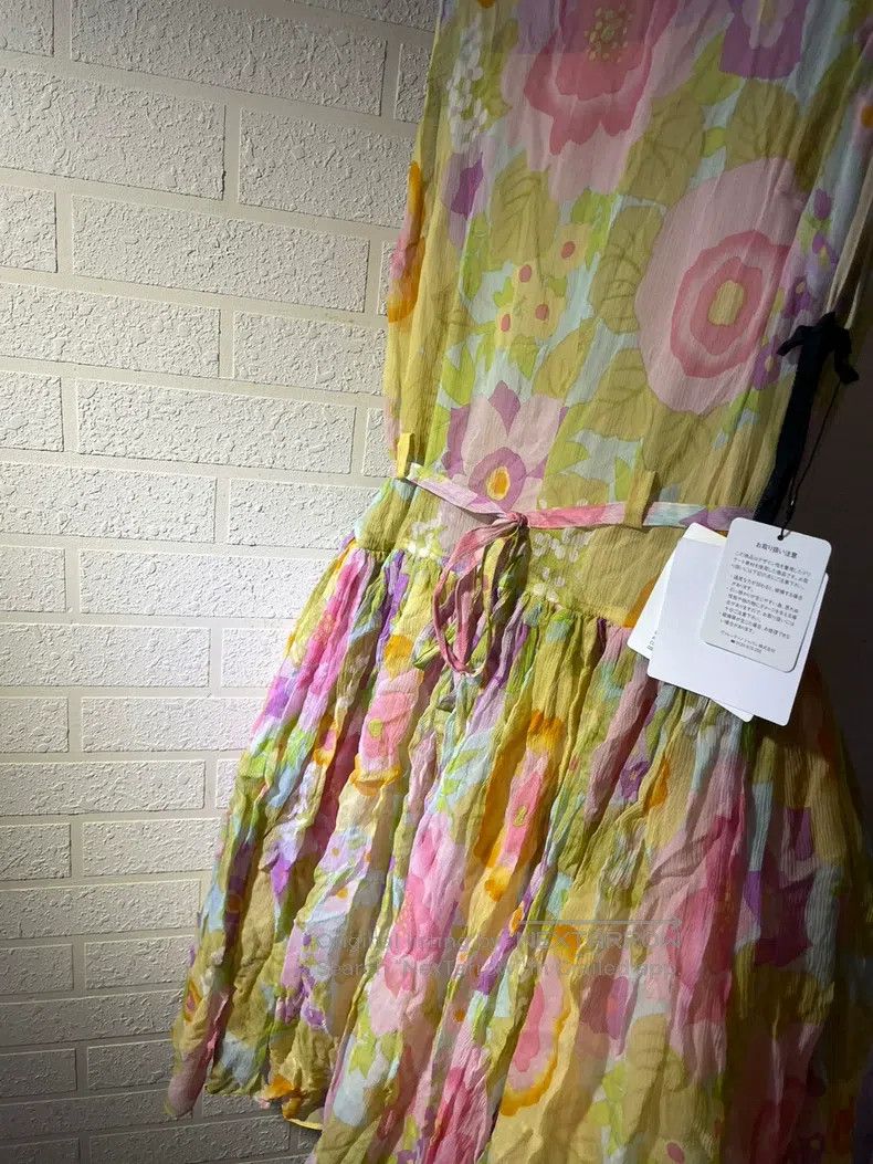 Valentino Valentino Printed silk mulberry silk dress Size M / US 6-8 / IT 42-44 - 4 Thumbnail
