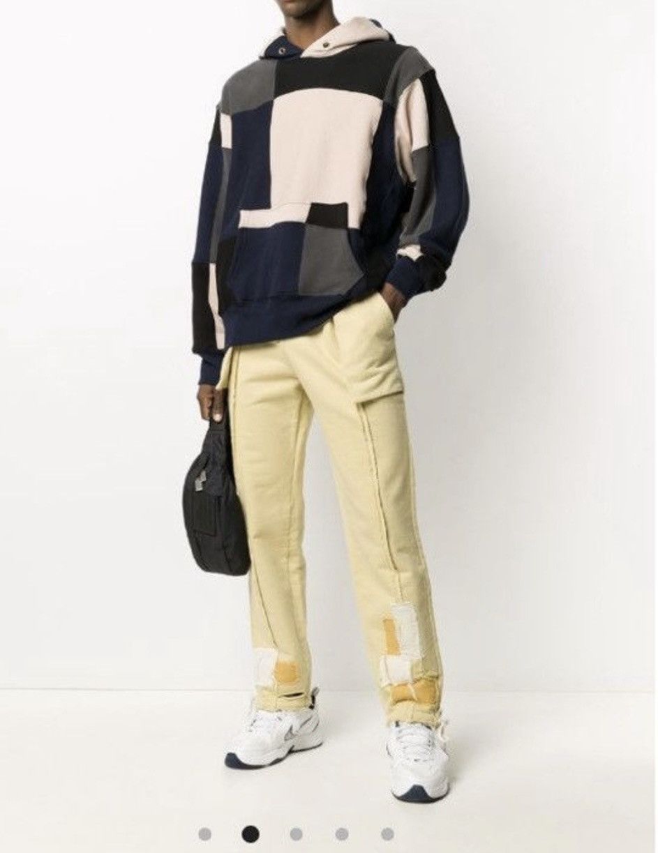 Val Kristopher Val Kristopher Patchwork Sweatpants Yellow Size US 32 / EU 48 - 1 Thumbnail