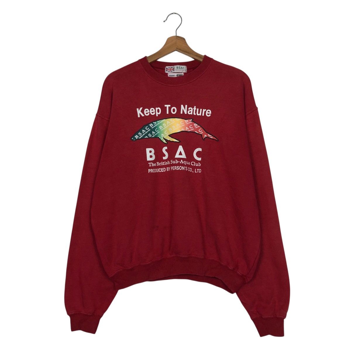 Japanese Brand 📌Vintage Sweatshirt Person's For Men Big Logo Issey Miyake Size US M / EU 48-50 / 2 - 2 Thumbnail