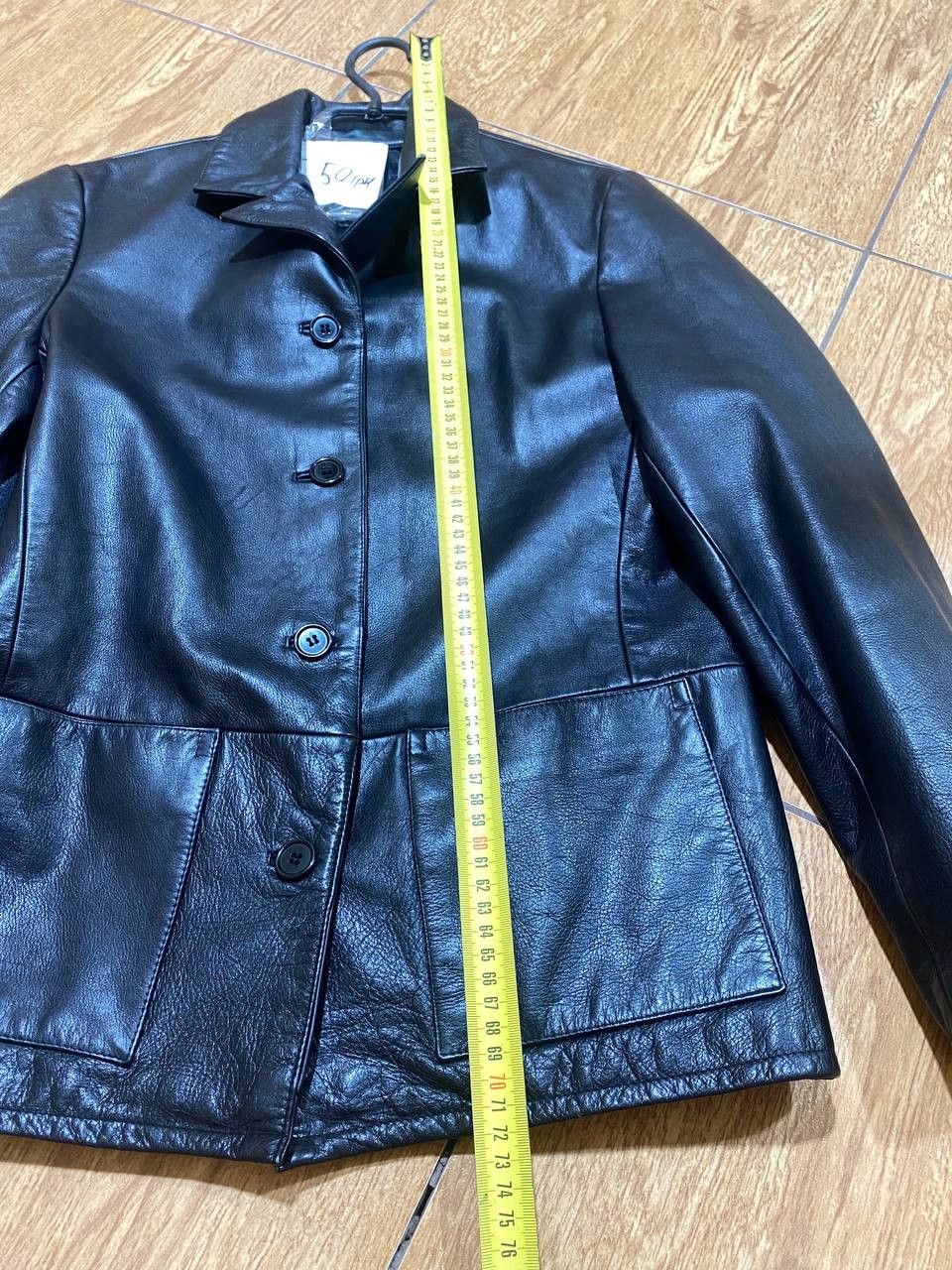 Gap VTG Y2K GAP MEN'S LEATHER FADED BOMBER JACKET Size US M / EU 48-50 / 2 - 13 Thumbnail