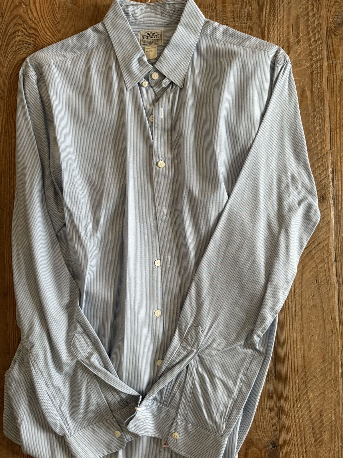 Ralph Lauren RRL Vintage Western Dress Shirt Size 17