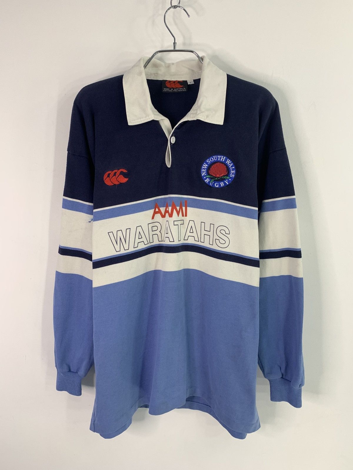 Canterbury of New Zealand × Vintage Canterbury New South Wales Waratahs Rugby 97/98 Long Sleeve Size US L / EU 52-54 / 3 - 1 Thumbnail