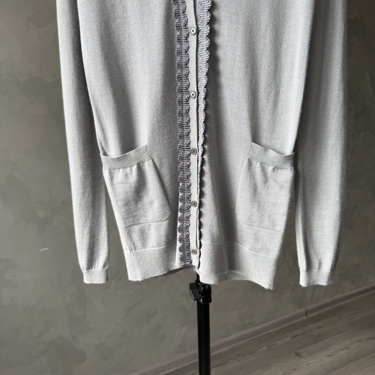 Jason Wu Jason Wu 100% Cashmere Ribbon Details Long Cardigan Size S / US 4 / IT 40 - 4 Thumbnail