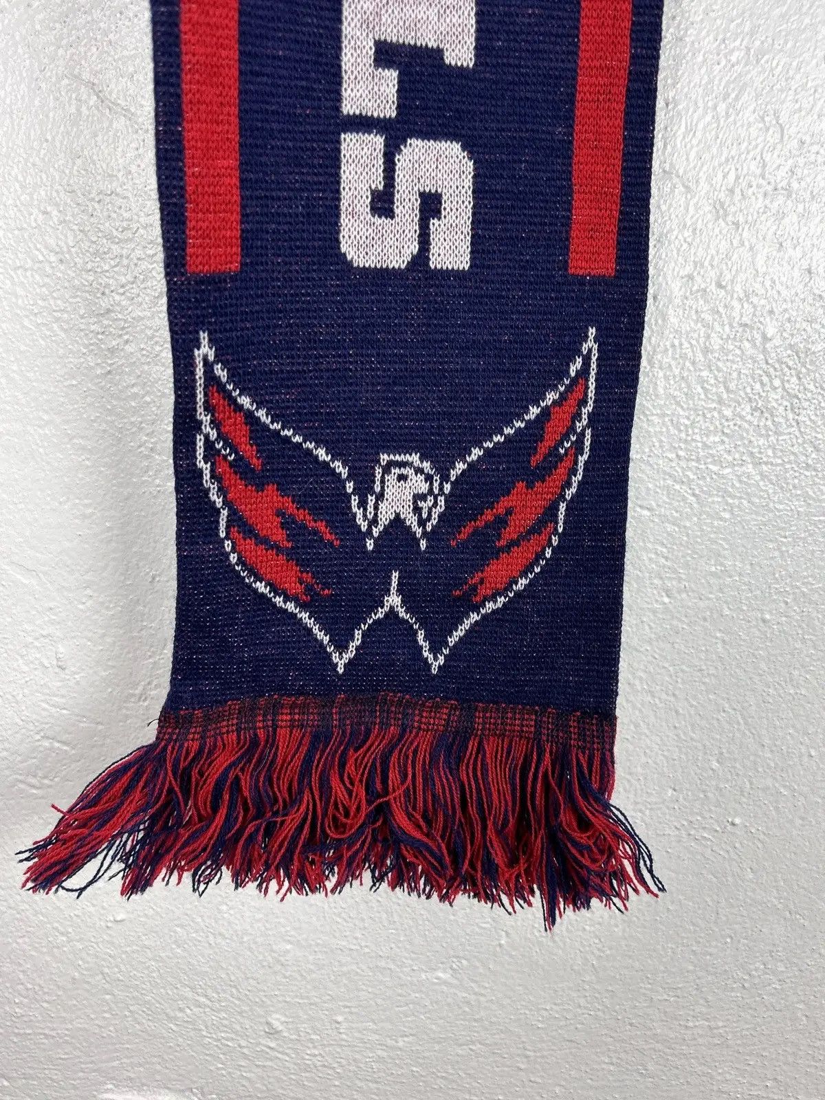NHL Vintage NHL Washington Capitals Hockey Fanwear Scarf Size ONE SIZE - 2 Thumbnail