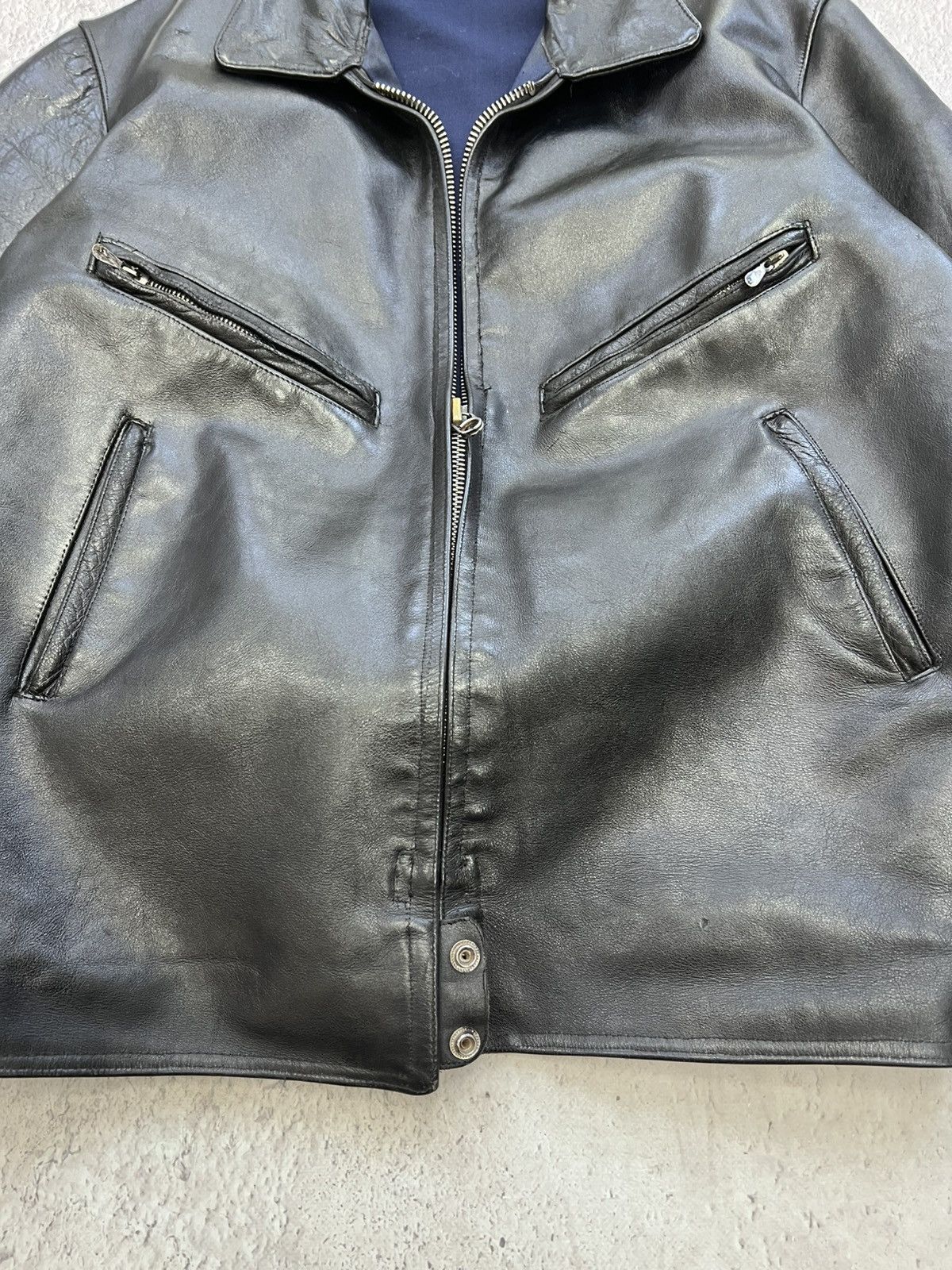 Other Cropped racing Real Leather Vintage Avantgarde Jacket Size US L / EU 52-54 / 3 - 5 Thumbnail