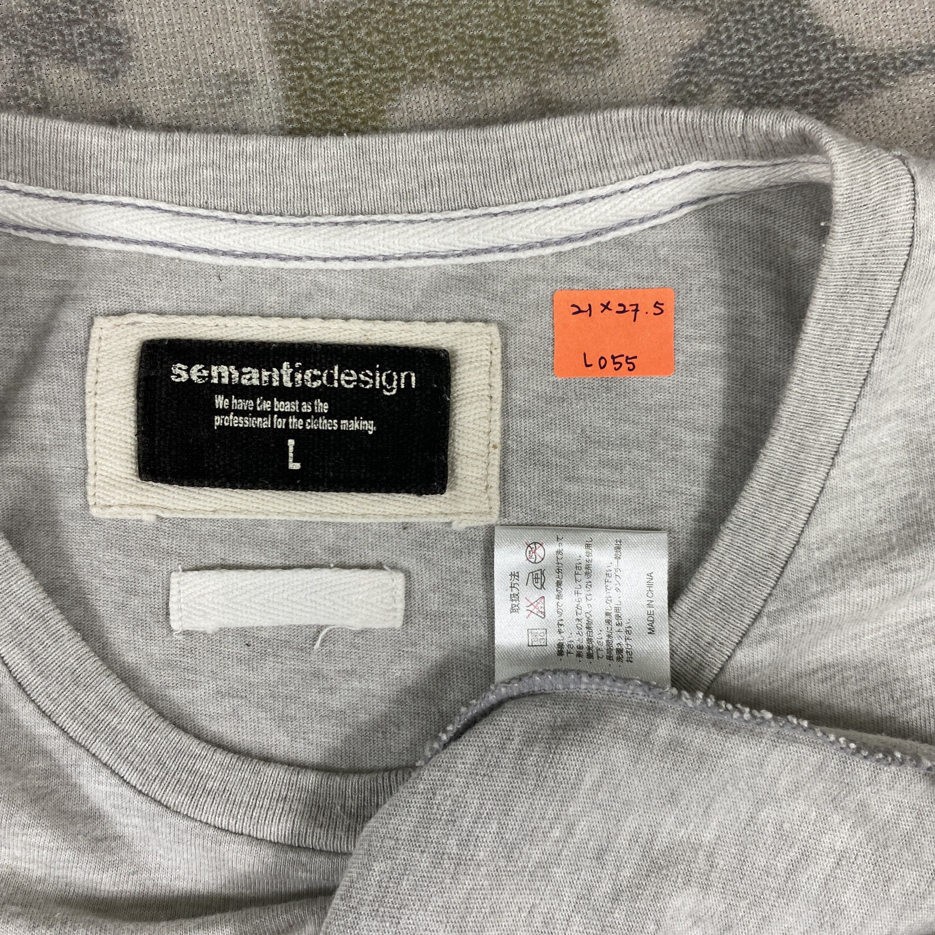 semanticdesign Vintage Semantic Design T-Shirt - L055 Size US L / EU 52-54 / 3 - 5 Thumbnail
