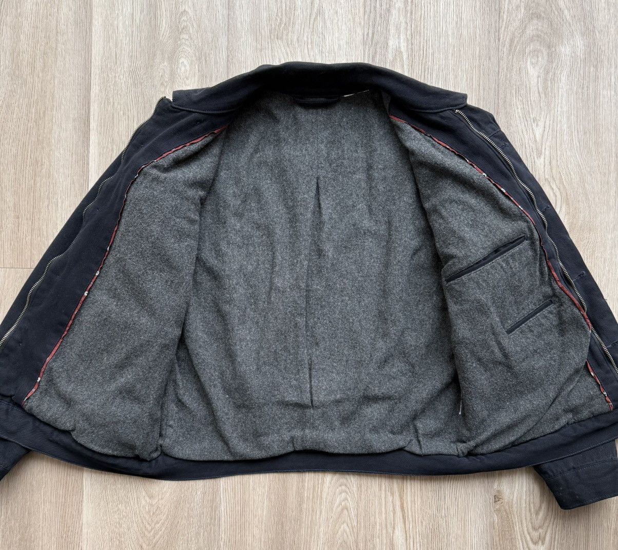 Levi's Vintage Clothing Vintage Levis Navy Blue Work Jacket Size US M / EU 48-50 / 2 - 9 Thumbnail