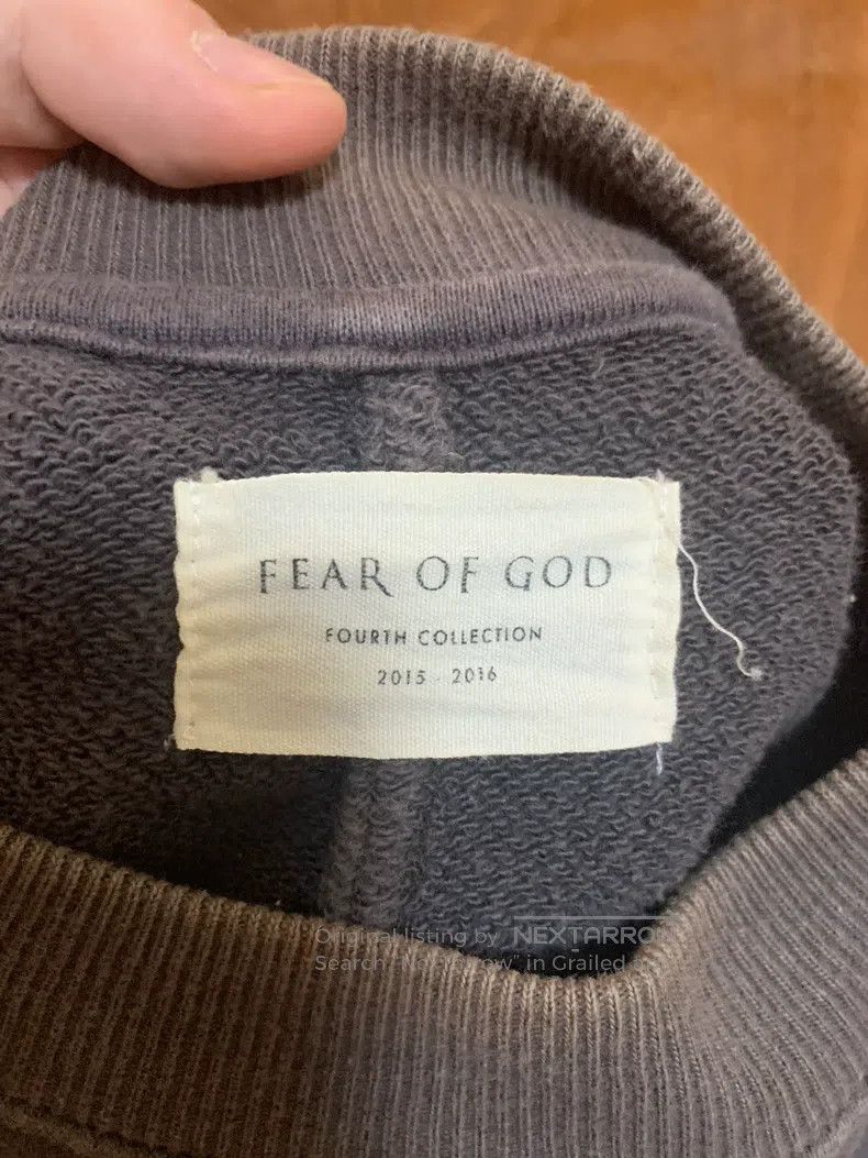 Fear of God fear of god 4th washed black turtleneck cropped sleeves Size US S / EU 44-46 / 1 - 6 Thumbnail