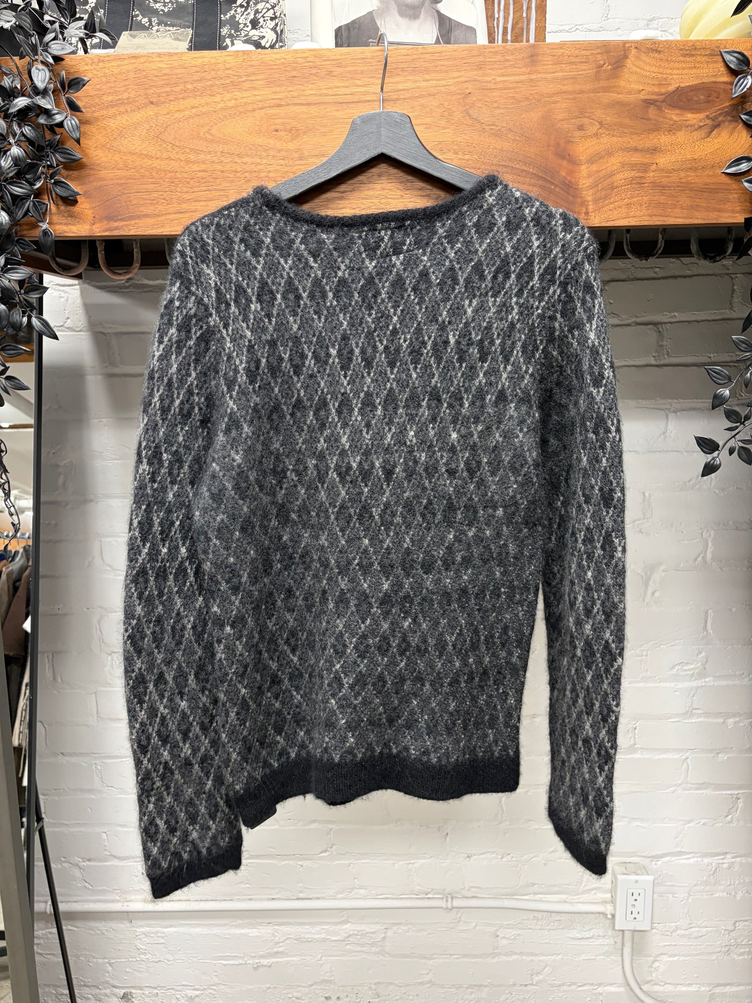 Number (N)ine AW2007 Number (N)ine ‘Love God Murder’ Cashmere Knit Sweater Size US XL / EU 56 / 4 - 4 Thumbnail