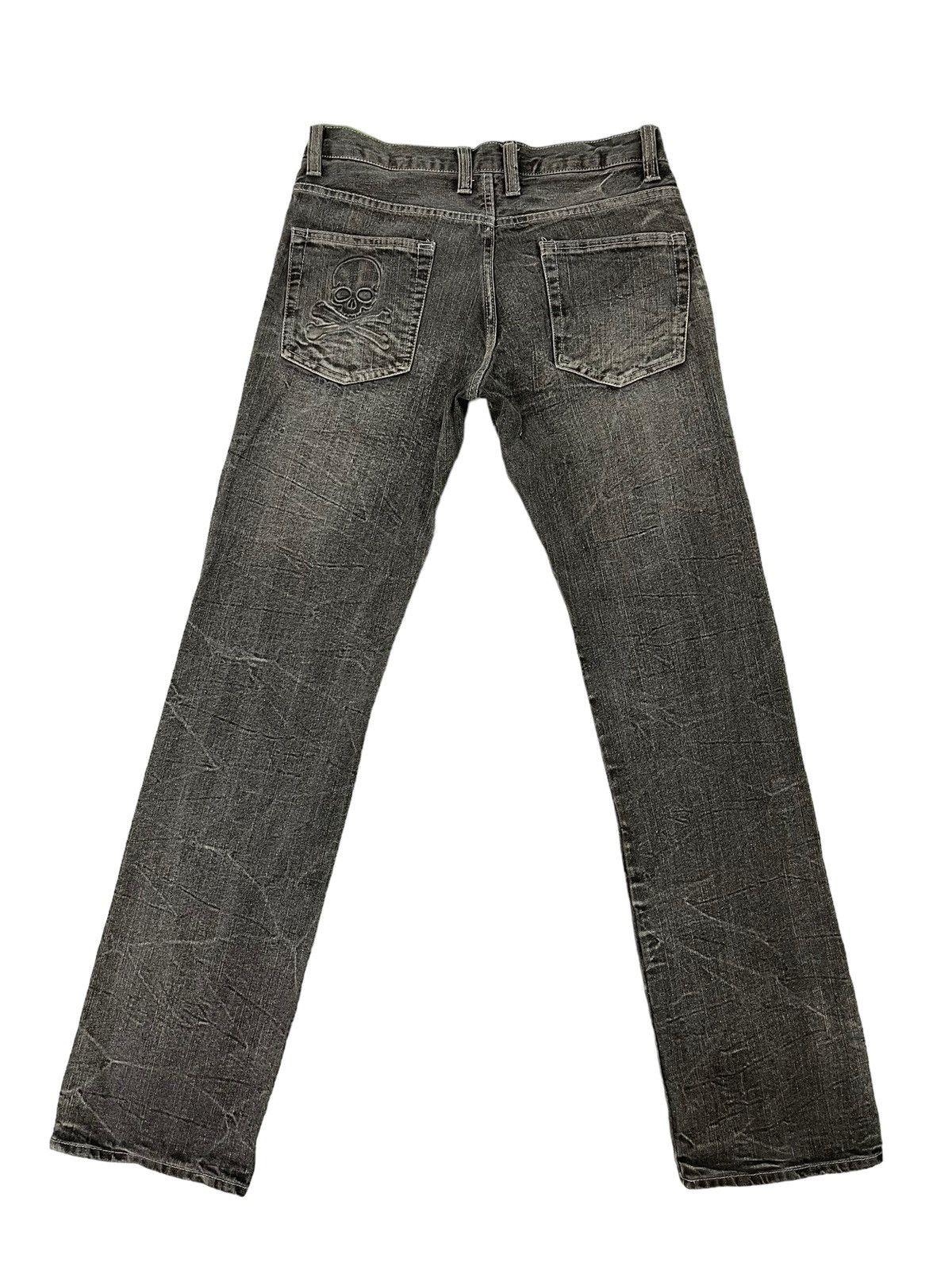 Japanese Brand Distress Jeans Root Three Regular Straight 6🟦3 Size US 31 - 12 Thumbnail