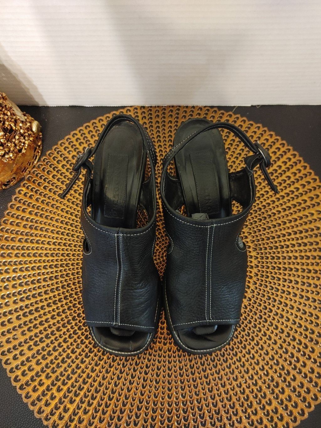 Other Bandolino Leather Peep Toe Size 7M Size US 7 / IT 37 - 3 Thumbnail