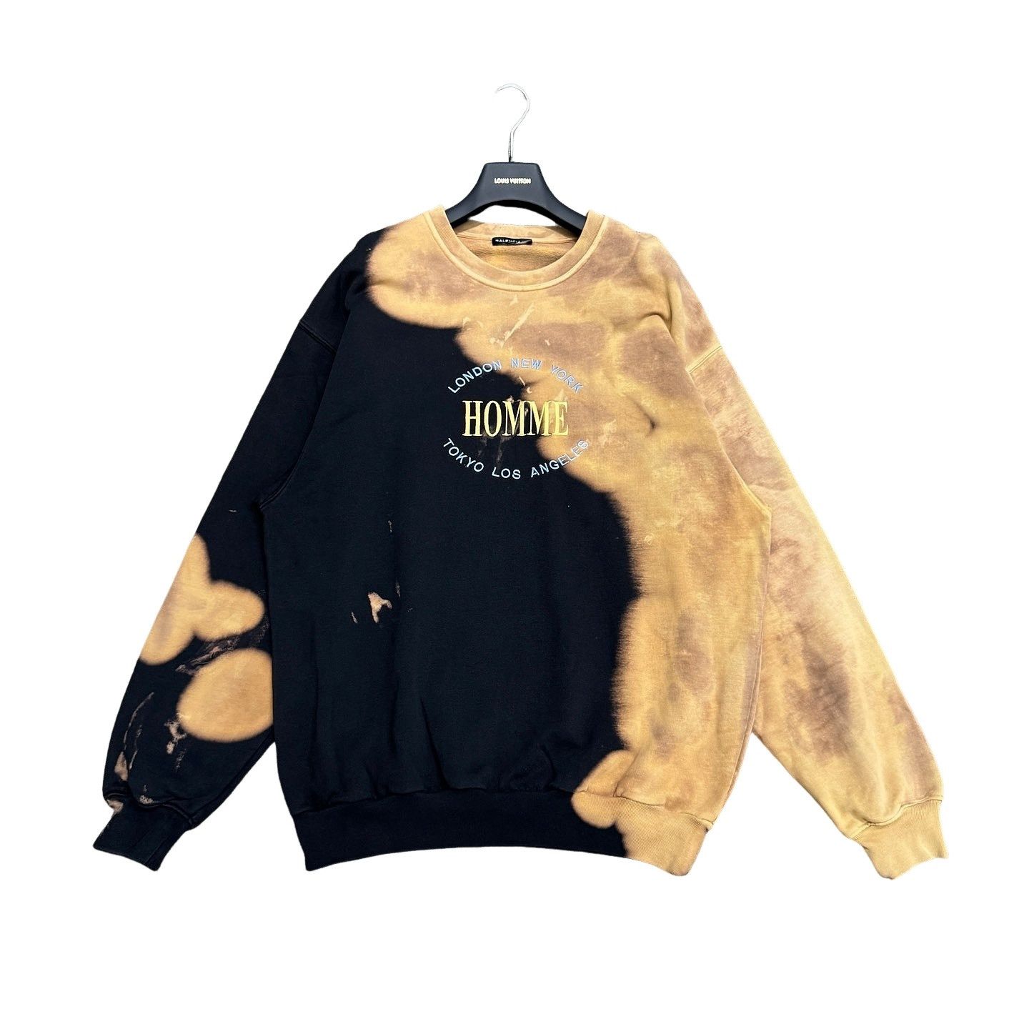Balenciaga 17FW Bleached Homme Sweatshirt | Grailed