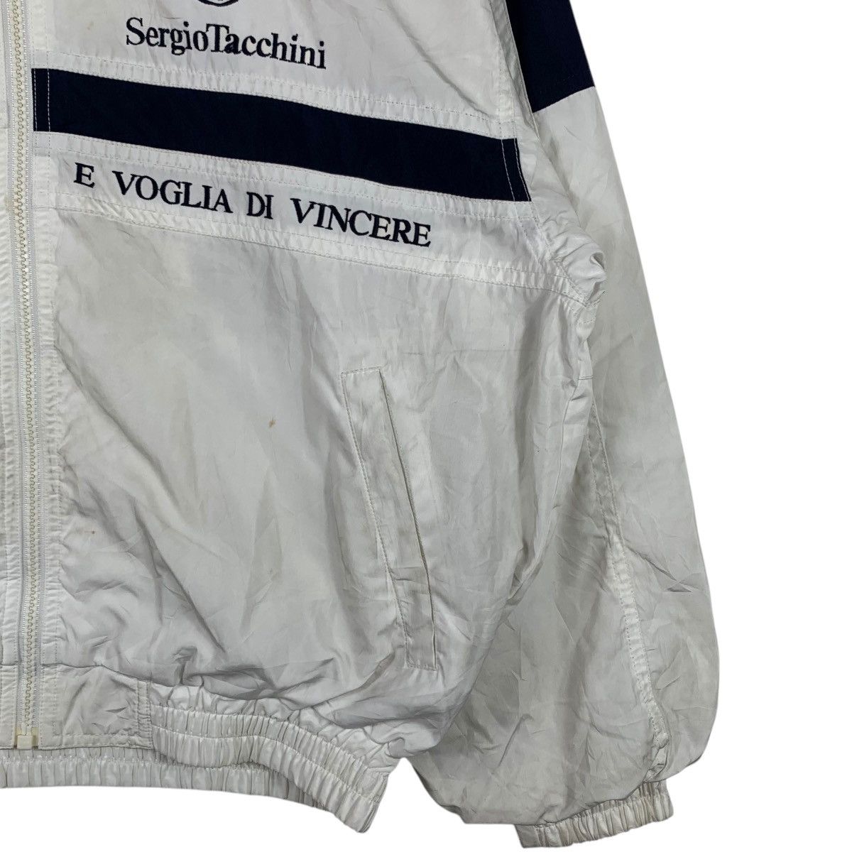Sergio Tacchini × Vintage Vintage 90s SERGIO TACCHINI Embroidered Logo Brand Jacket Size US S / EU 44-46 / 1 - 5 Thumbnail