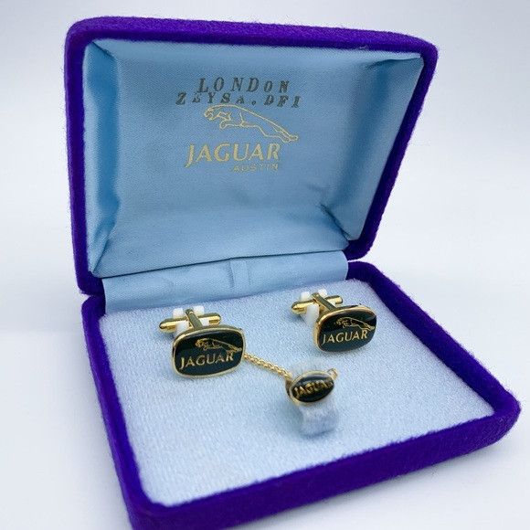 Other Jaguar Austin Gold and Black Cufflinks Set Size ONE SIZE - 1 Thumbnail
