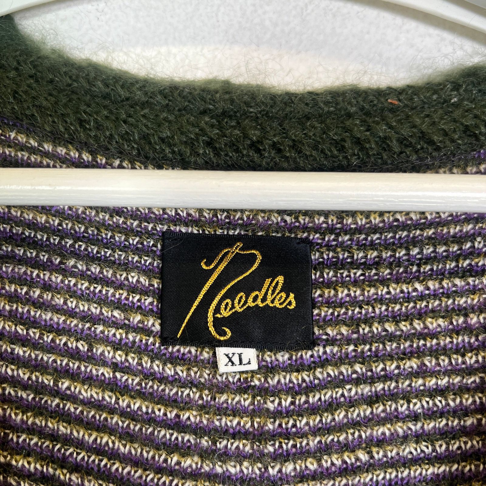 Needles Needles Mohair Windowpane Cardigan Size US XL / EU 56 / 4 - 3 Thumbnail
