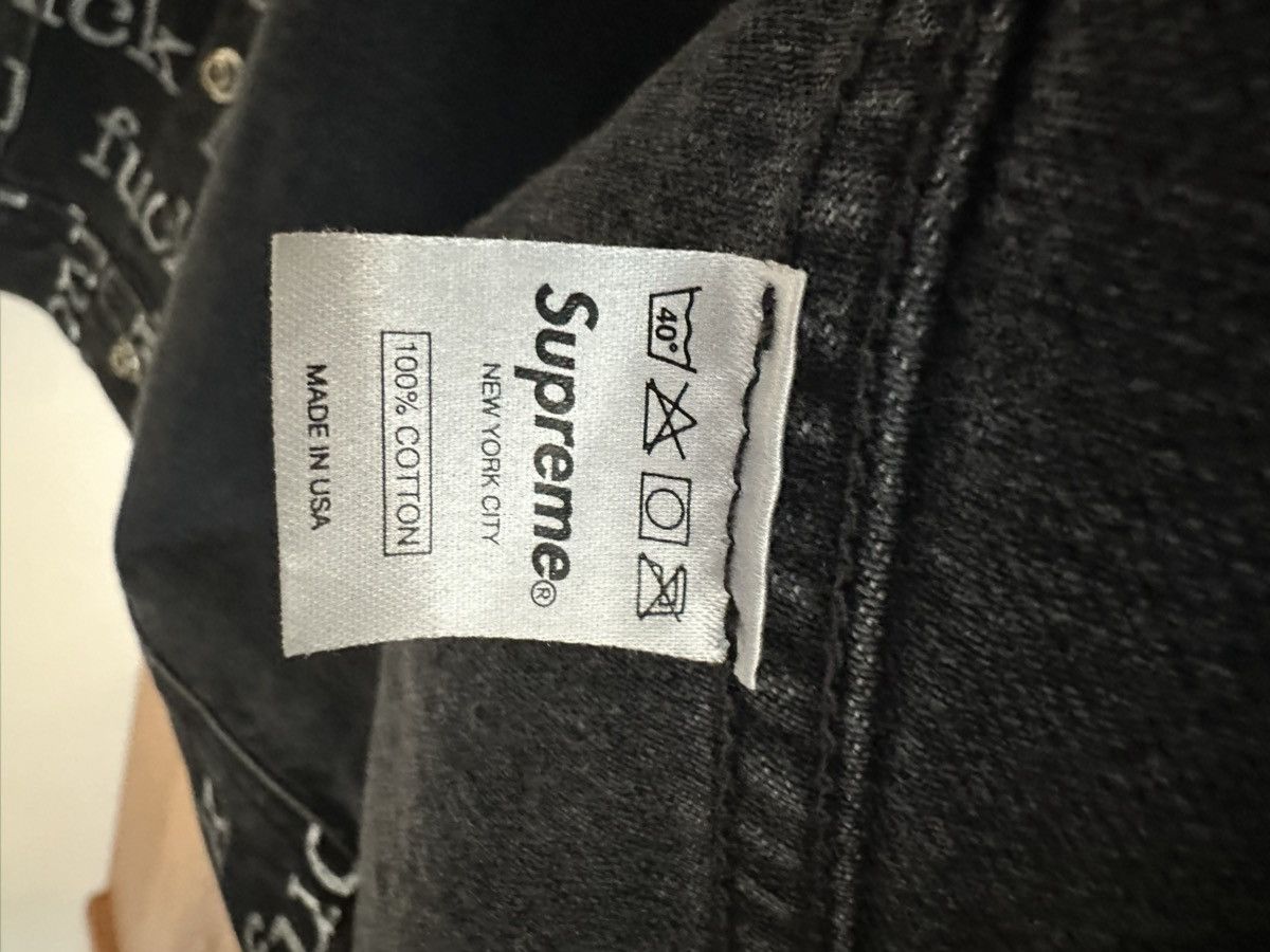 Supreme Supreme Fuck Denim Jacket – SS13 Size US M / EU 48-50 / 2 - 4 Thumbnail