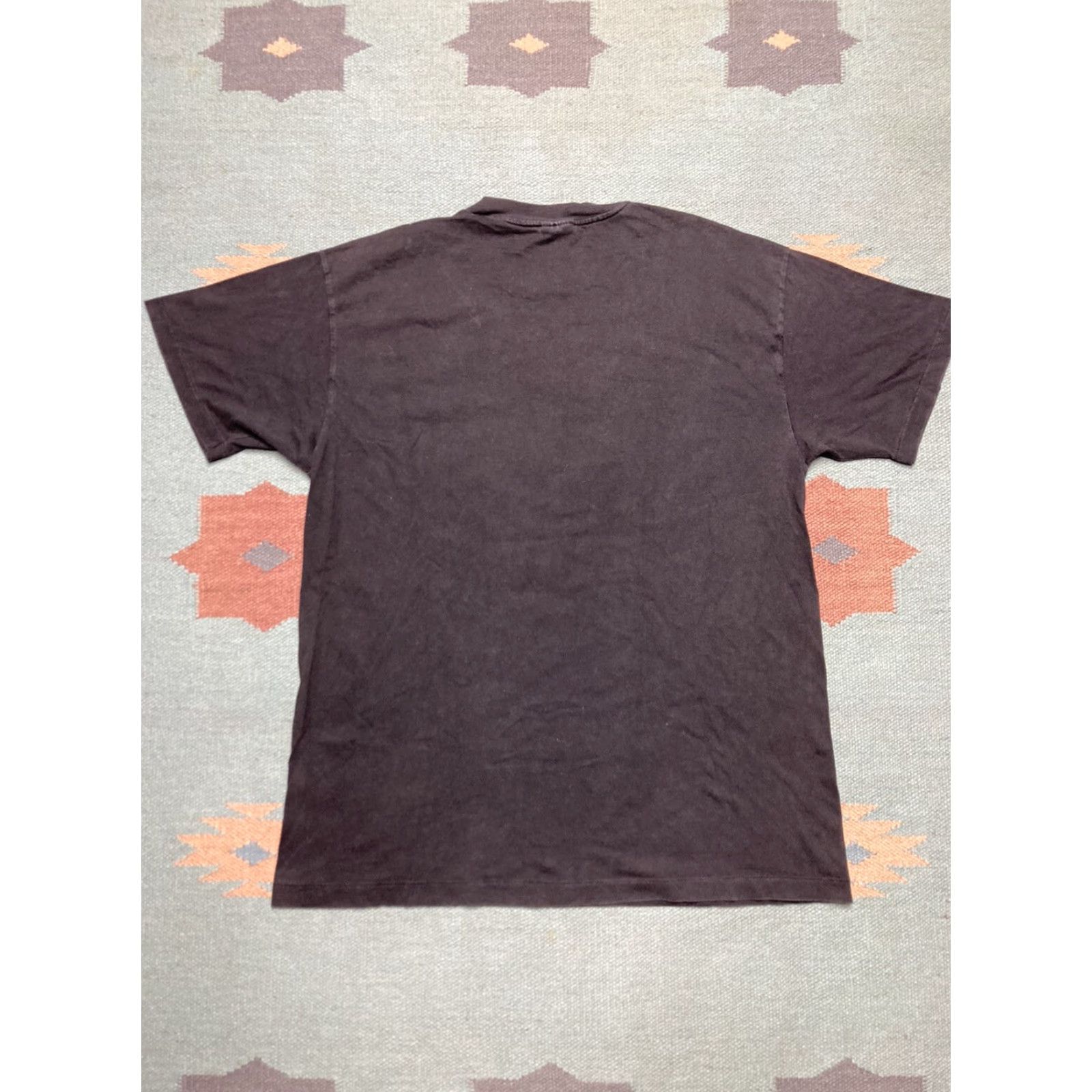 Hanes VINTAGE 80s California Coast Club T Shirt Hanes All Cotton Large Black Men L Neon Palm Tree Size US L / EU 52-54 / 3 - 7 Thumbnail