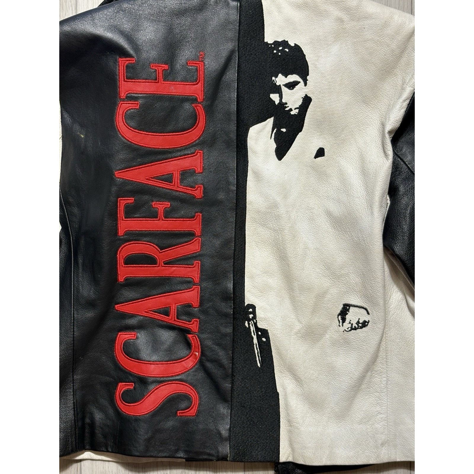 JH Design Scarface Licensed JH Design Leather Jacket Y2K Womens L Size L / US 10 / IT 46 - 11 Thumbnail