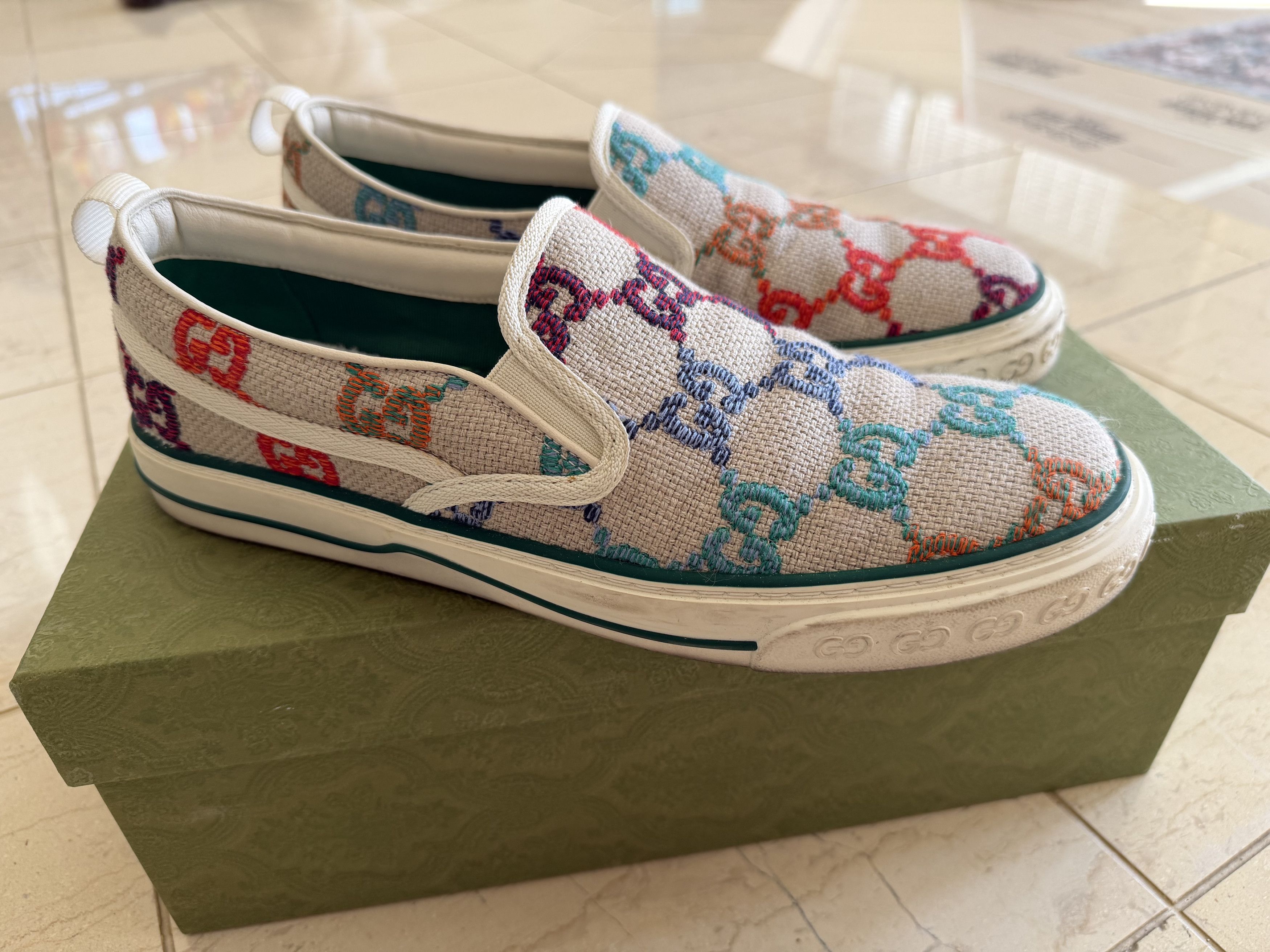 Gucci GG Slip On Skate Style Shoe Size GUCCI G9