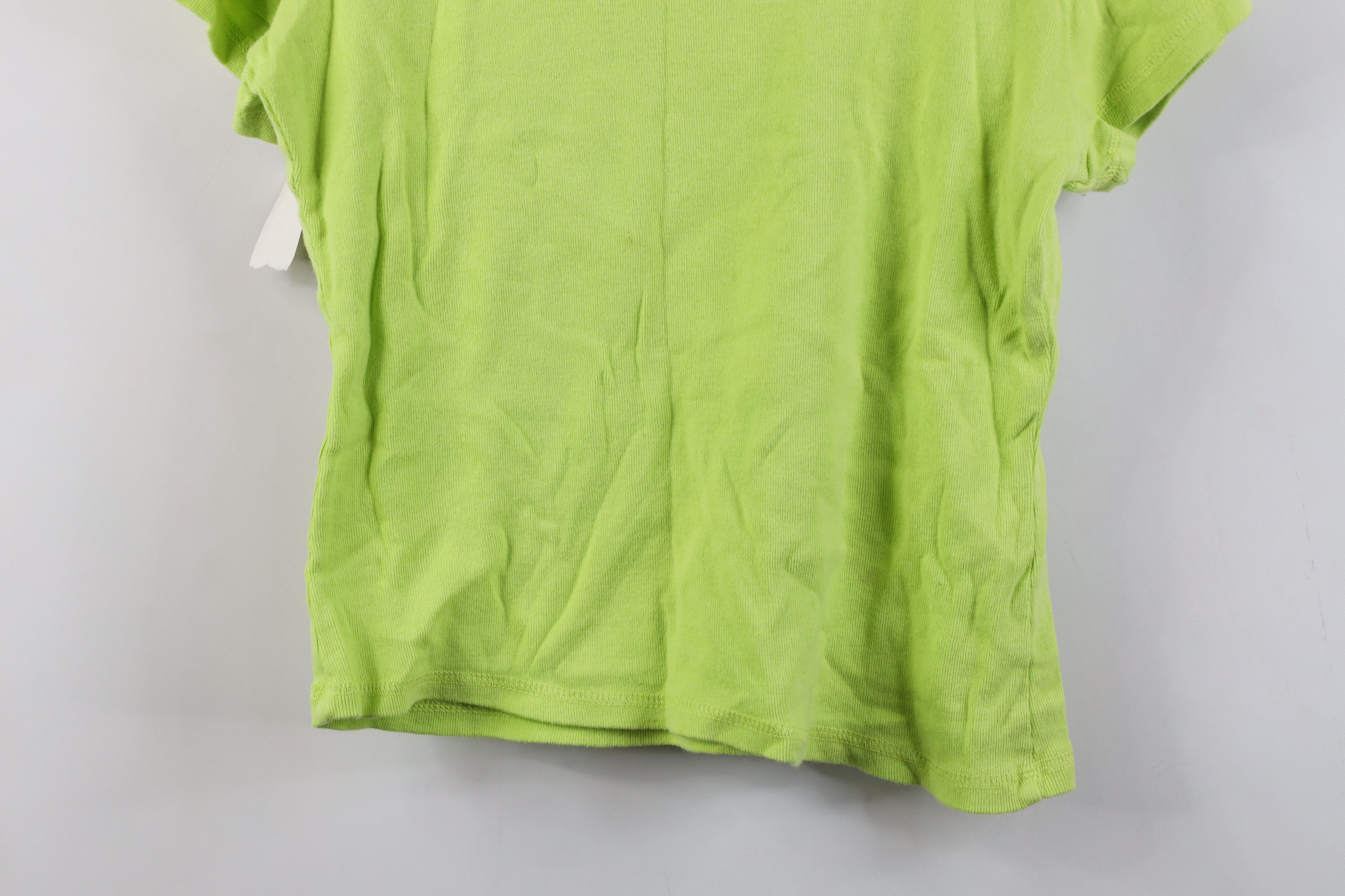 Vintage Deadstock Vintage 90s Y2K Babydoll Ribbed Knit T-Shirt USA Size L / US 10 / IT 46 - 14 Thumbnail
