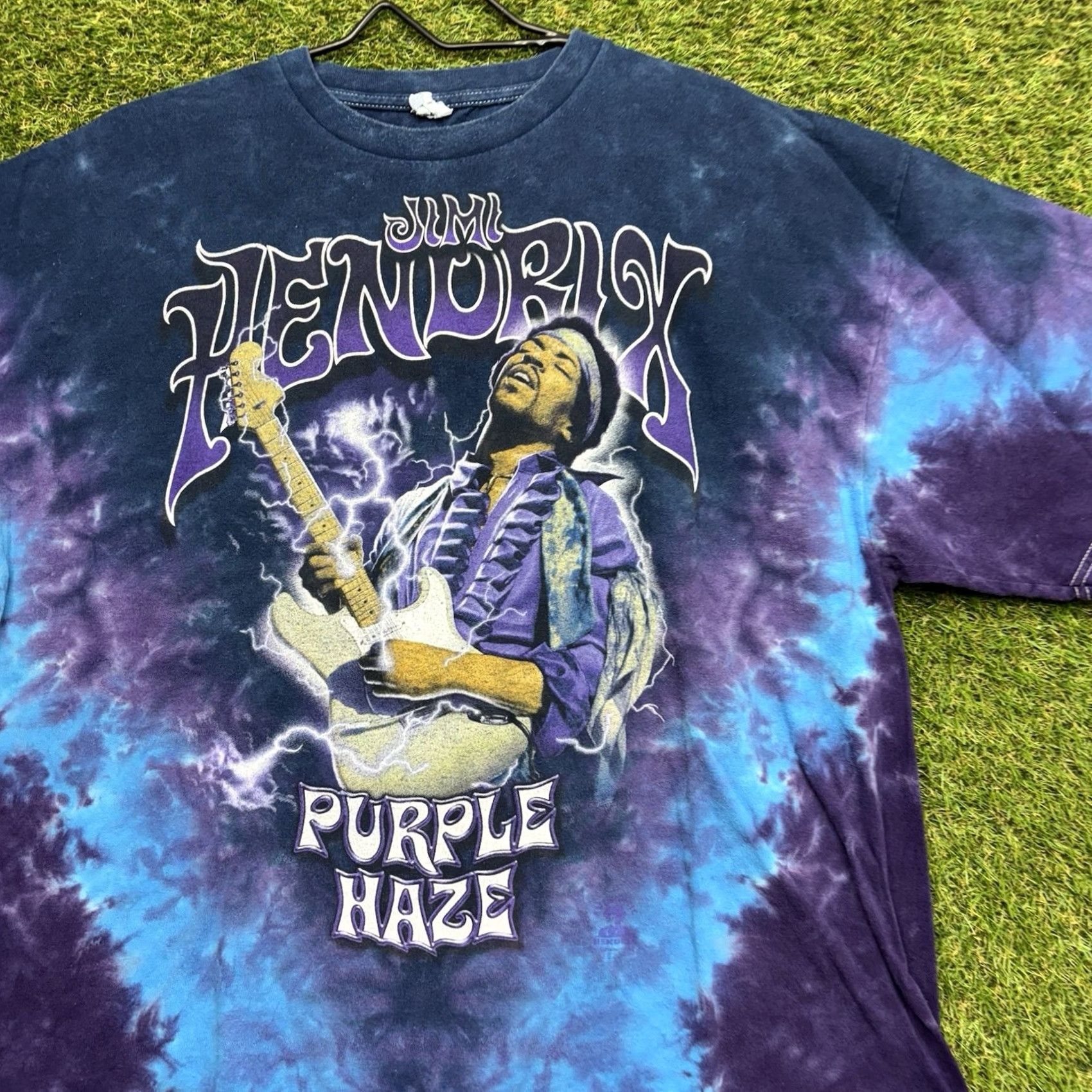 Liquid Blue Jimi Hendrix Purple Haze Shirt Mens 2XL Liquid Blue Tie Dye Band Tour Graphic Size US XXL / EU 58 / 5 - 2 Thumbnail