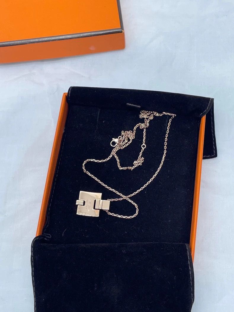 Hermes Hermes Eileen H Color Block Necklace-2506 Size ONE SIZE - 3 Thumbnail