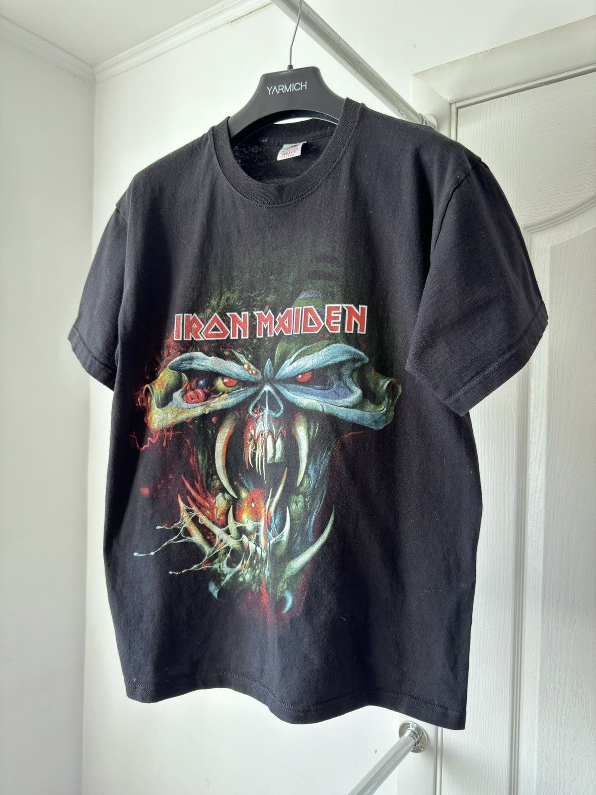 Band Tees Vintage 2010 Iron Maiden Reaper Face Band Tee T Shirt Size US L / EU 52-54 / 3 - 2 Thumbnail