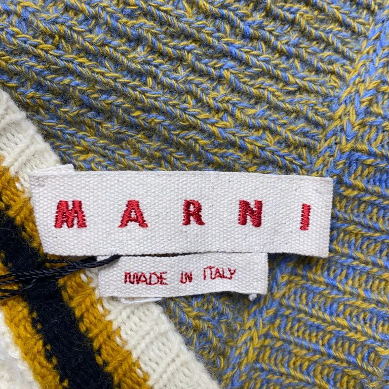 Marni Split Hybrid Knit Sweatshirt Size US M / EU 48-50 / 2 - 3 Thumbnail