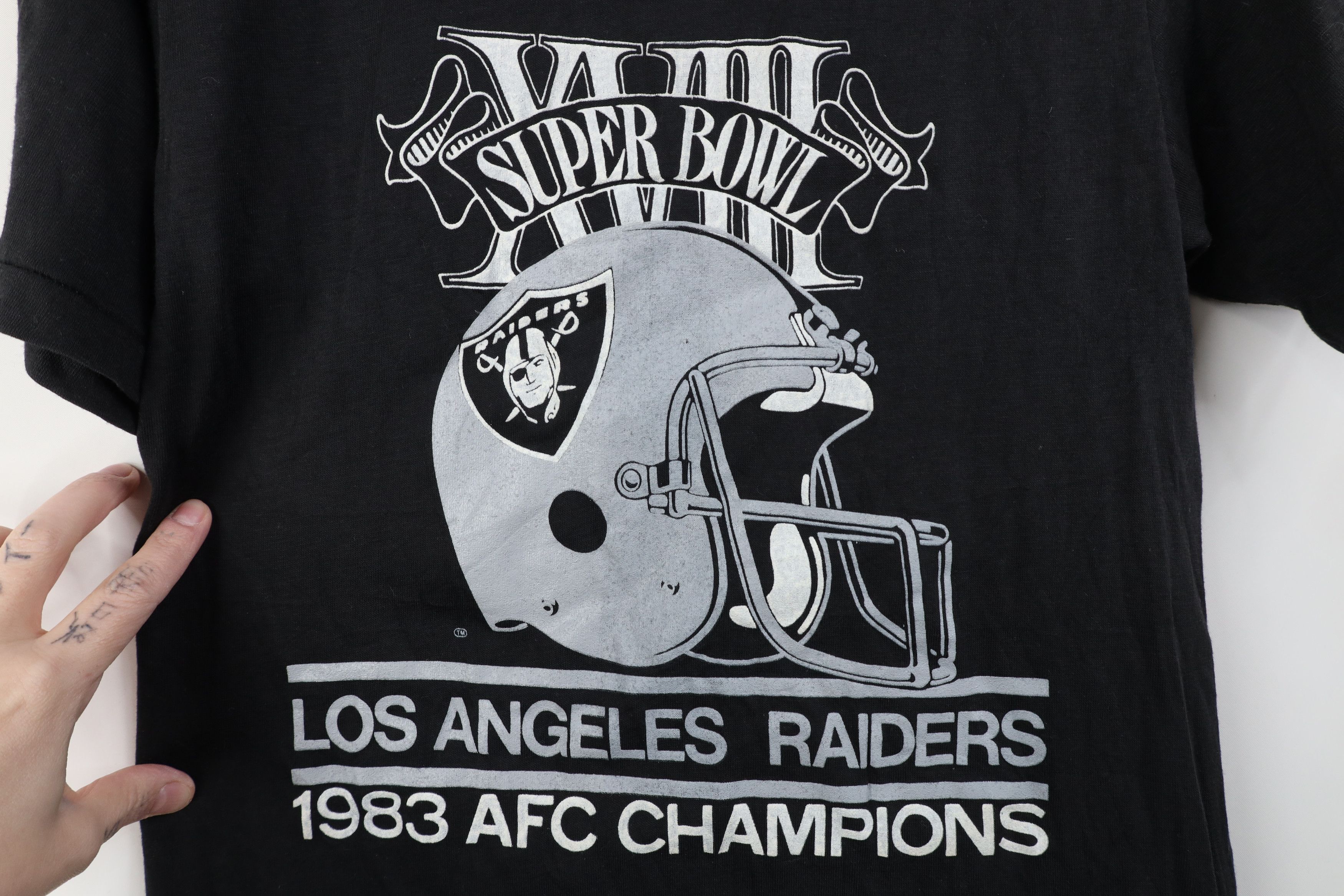 Vintage Vintage 80s Los Angeles Raiders LA Raiders Football T-Shirt Size US S / EU 44-46 / 1 - 4 Thumbnail