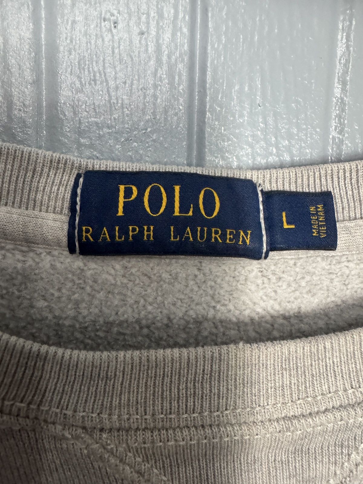 Polo Ralph Lauren Polo Ralph Lauren Grey Sweatshirt Size US L / EU 52-54 / 3 - 2 Thumbnail