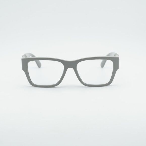 Versace Versace VE3368U 5501 Eyeglasses Light Grey 55mm Square Frame Size ONE SIZE - 3 Thumbnail