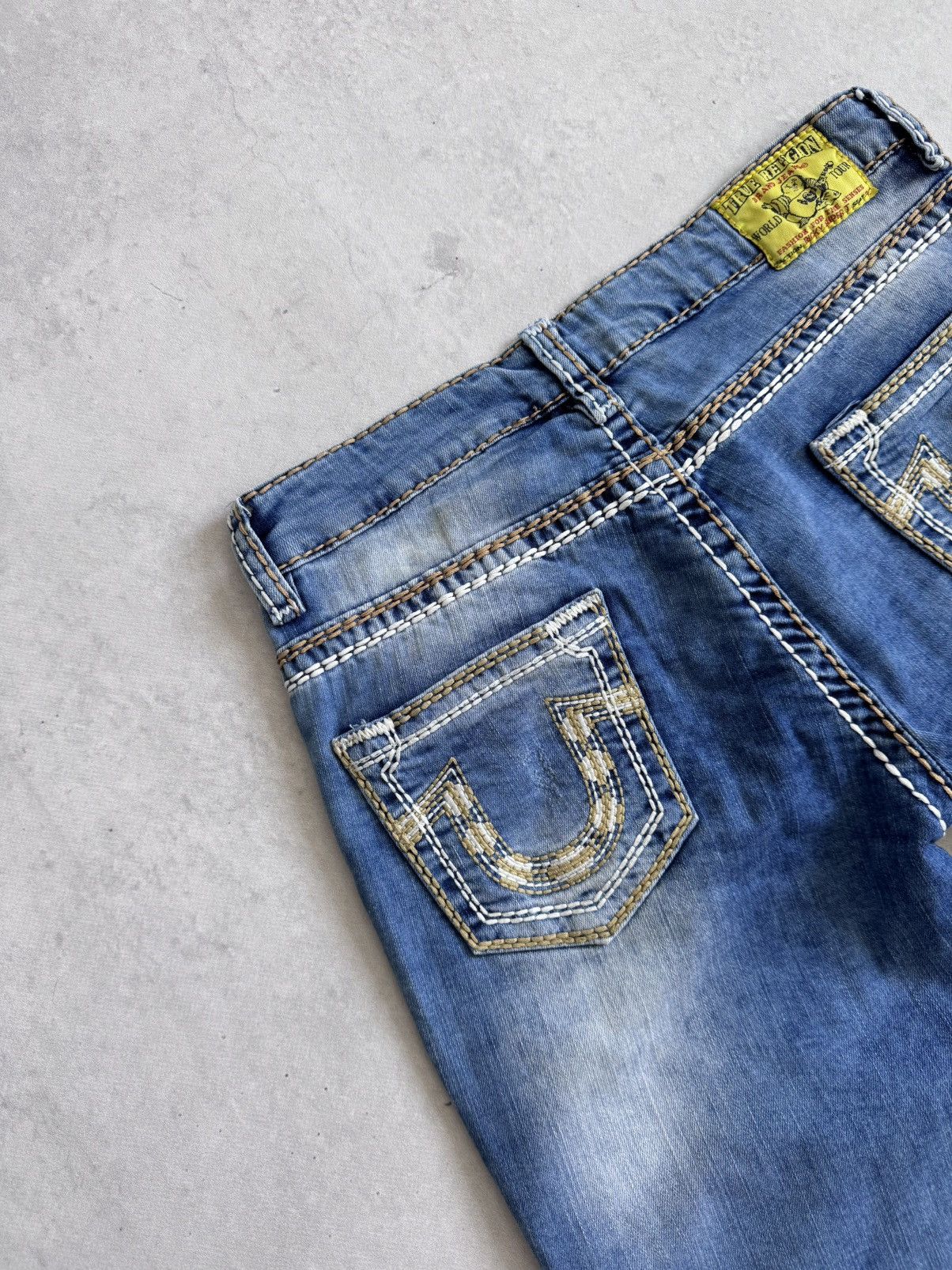 True Religion Vintage True Religion Slim Y2K Denim Unisex U.S.A Shorts Size US 31 - 13 Thumbnail