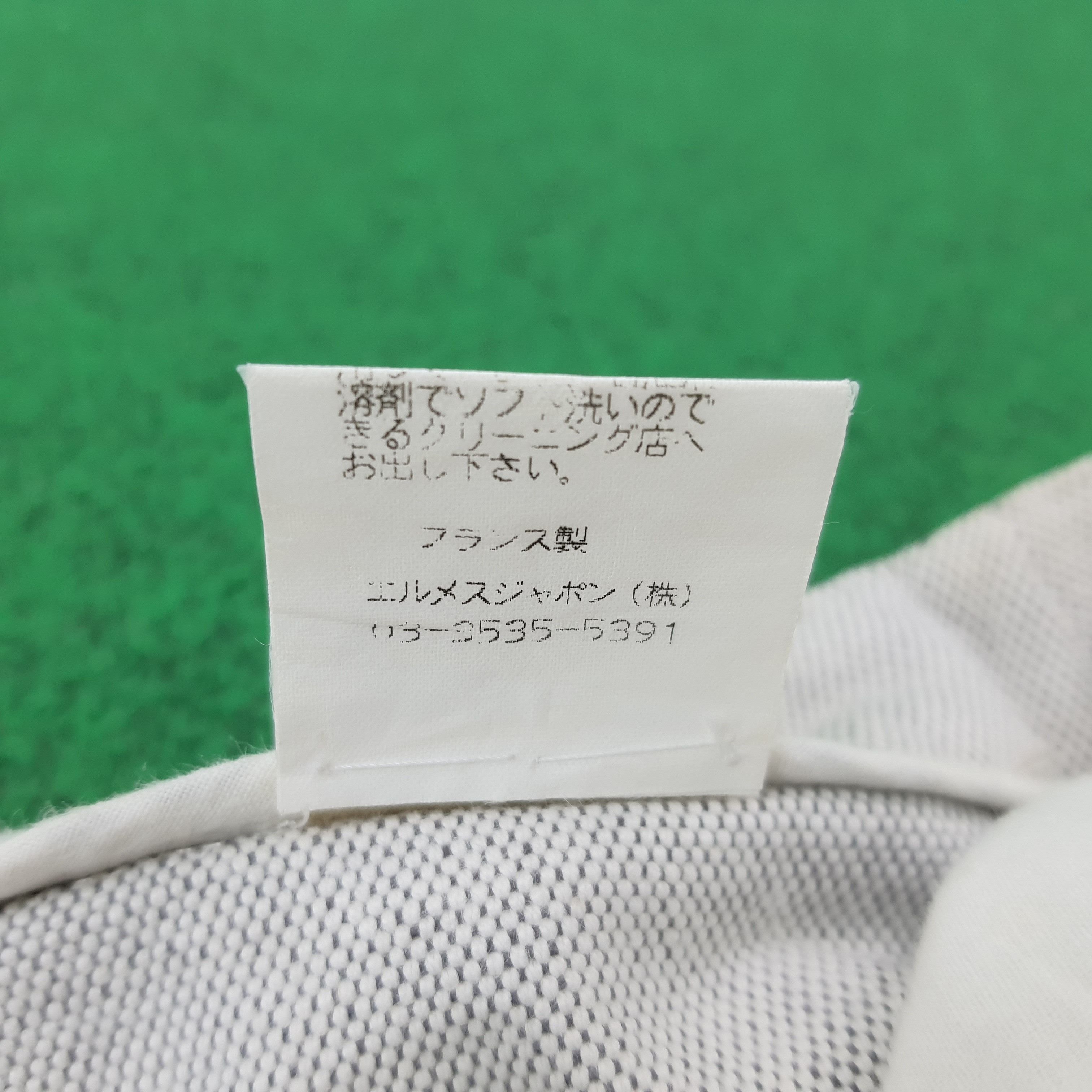 Designer × Hermes × Vintage Vintage Hermes Paris Designer Denim Pants Size US 26 / EU 42 - 9 Thumbnail