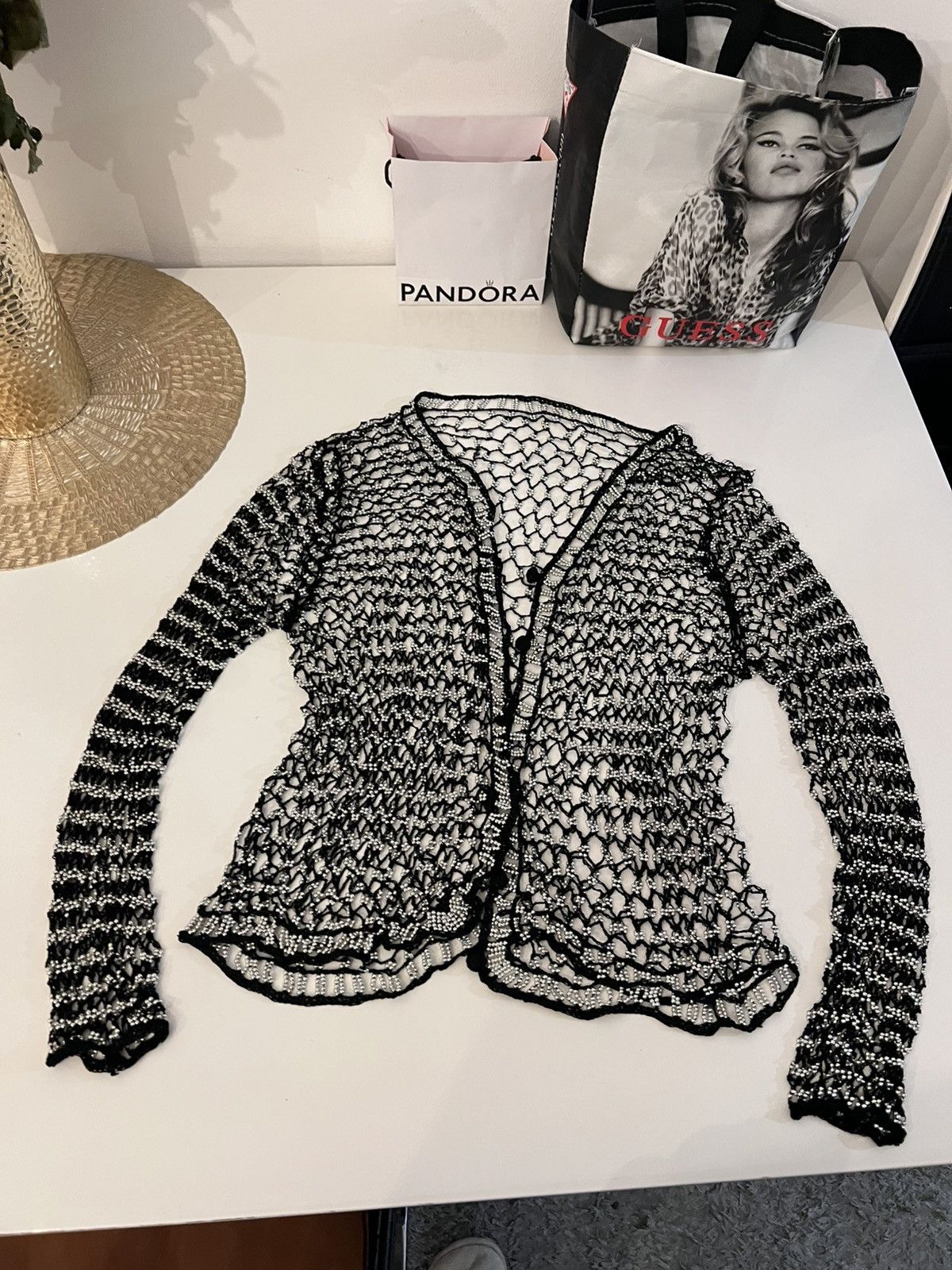 Other Vintage beaded cardigan Size ONE SIZE - 2 Thumbnail