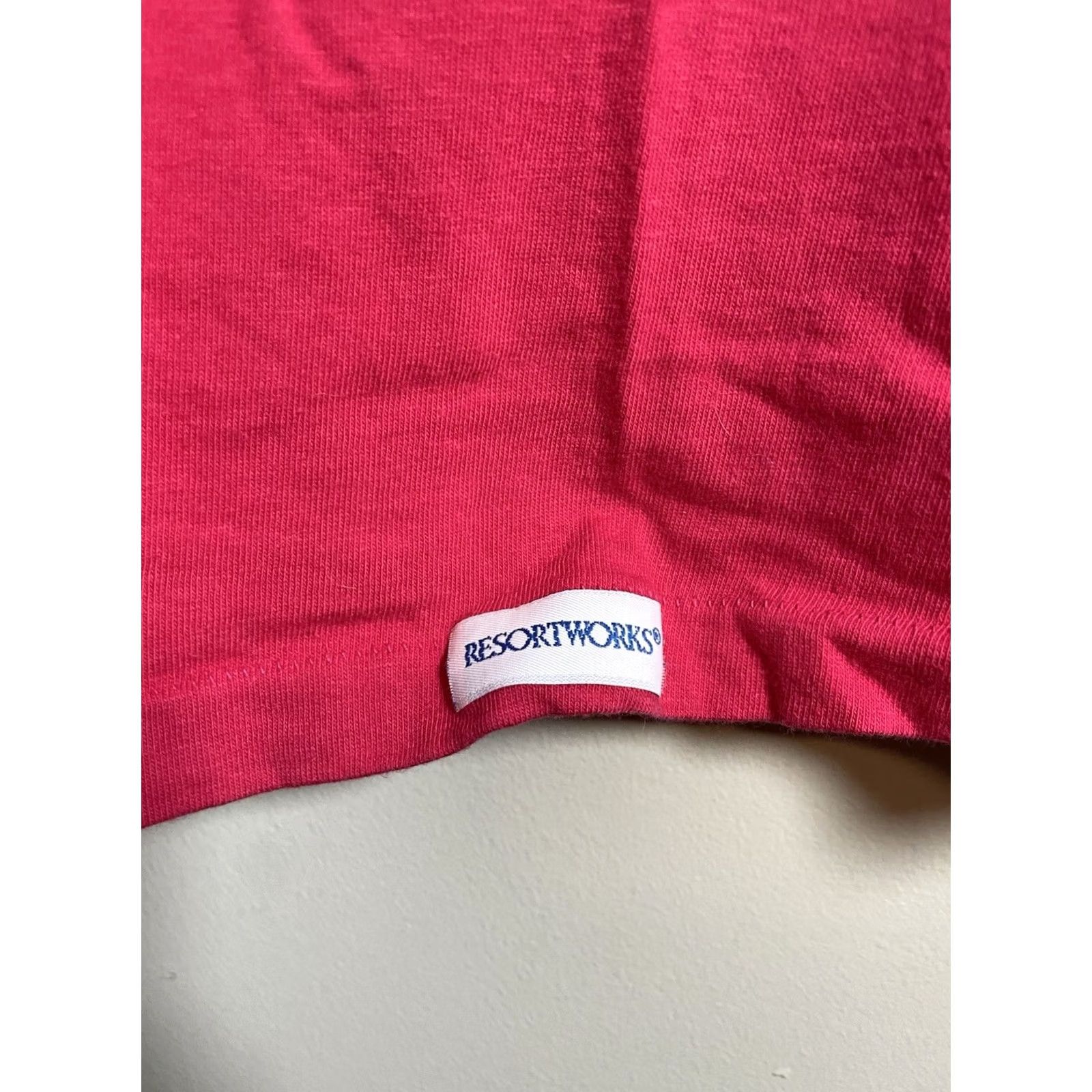Vintage VINTAGE 80s Screen Stars T-Shirt Destin Florida Red Cotton Short Sleeve Crew Neck Men L Size US L / EU 52-54 / 3 - 7 Thumbnail