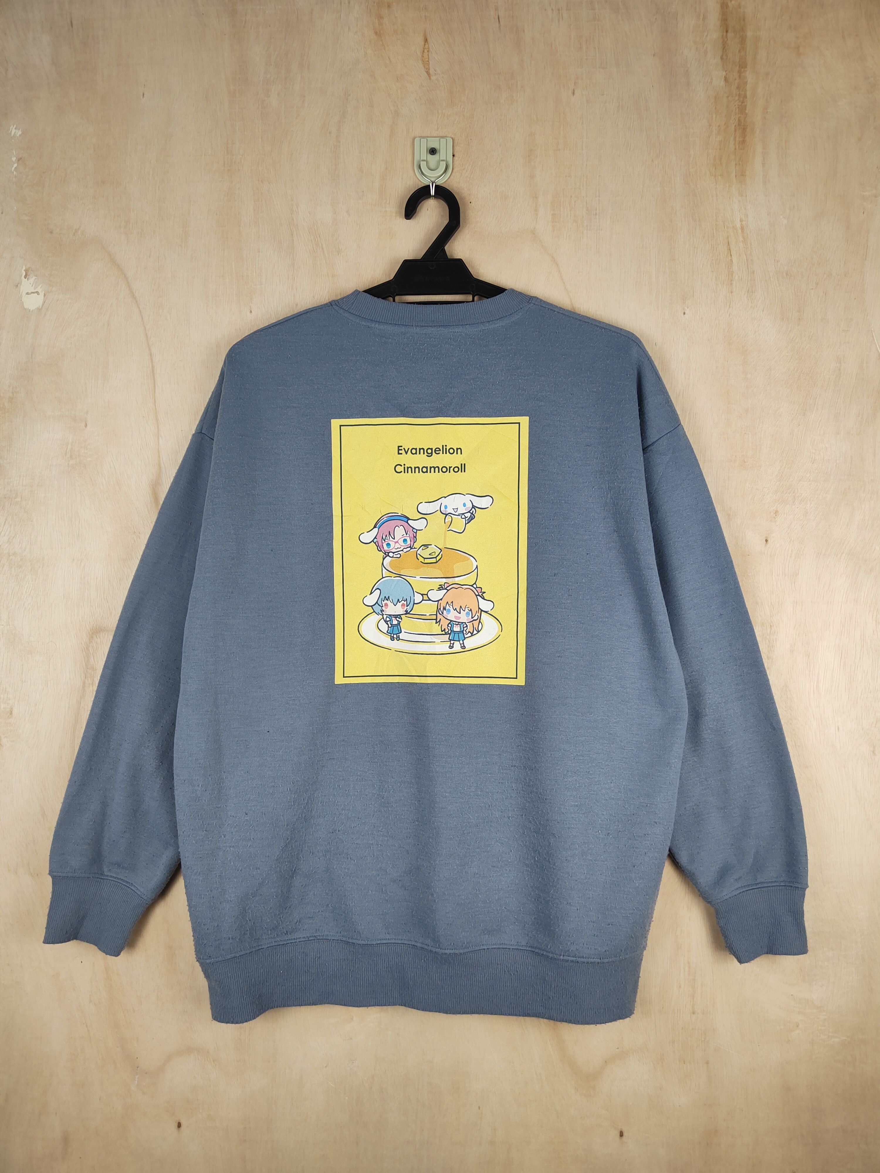 Anime Evangelion Cinnamoroll cartoon japan Sweatshirts #S2457 Size L / US 10 / IT 46 - 8 Thumbnail