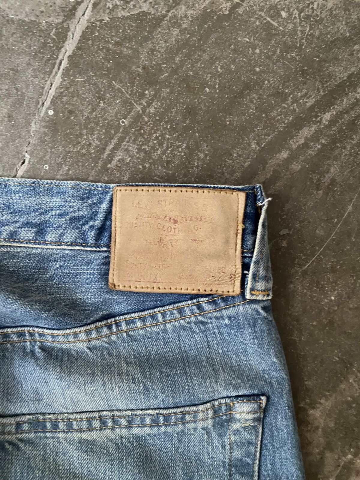 Levi's Vintage Clothing Levis Vintage Clothing 1947 501 Jeans Kapital RRL Patchwork Size US 34 / EU 50 - 9 Thumbnail