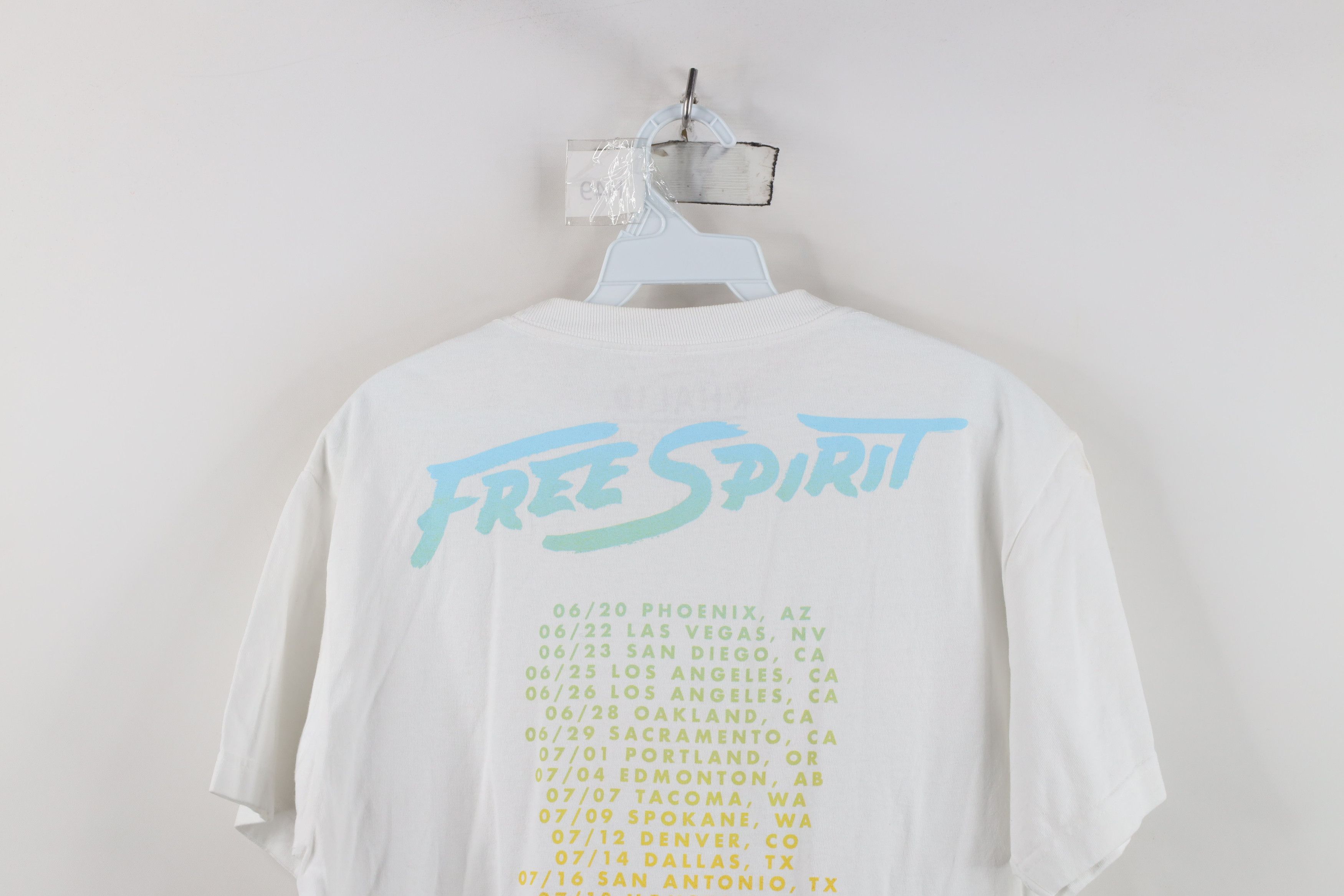 Vintage DJ Khalid Free Spirit Tour Spell Out Double Sided T-Shirt Size US M / EU 48-50 / 2 - 12 Thumbnail