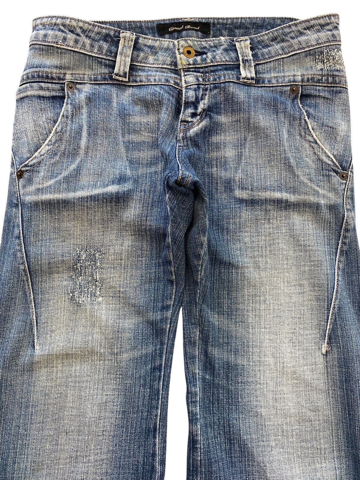 Other Camel Road Faded Wash Style Flare Bootcut Jeans Size US 33 - 2 Thumbnail