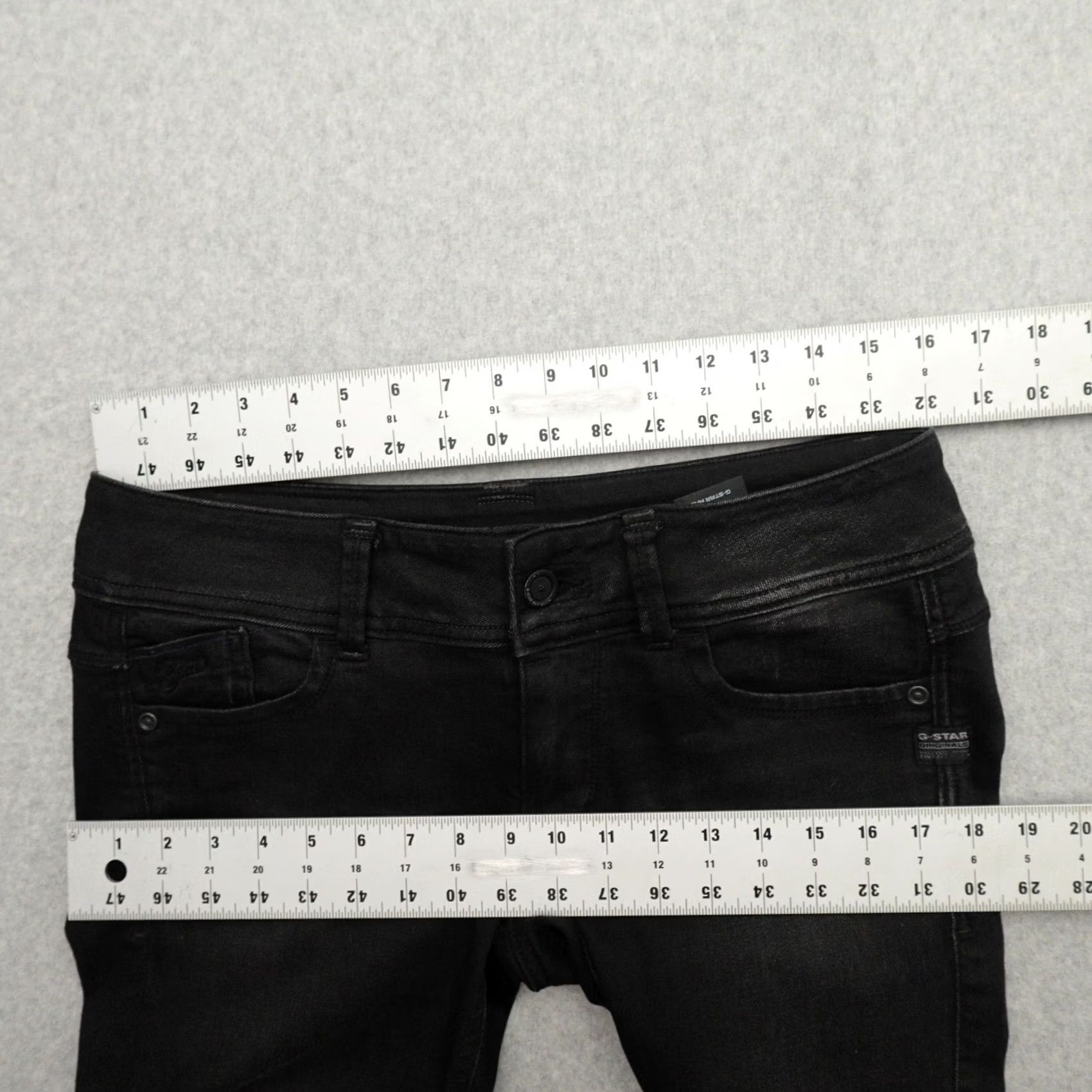 G-Star G-Star Jeans Womens 30 (30X29) Lynn Super Skinny Black Stretch Denim Jeans Size 30" / US 8 / IT 44 - 7 Thumbnail