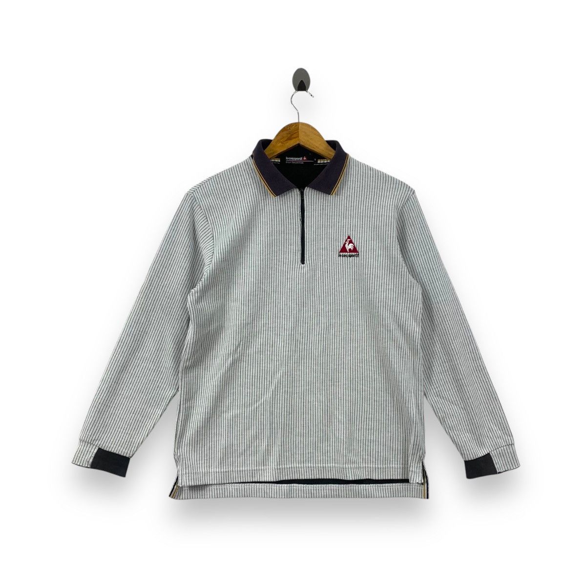 Vintage LE COQ SPORTIF Golf Collection Half Zipper Polo Tee