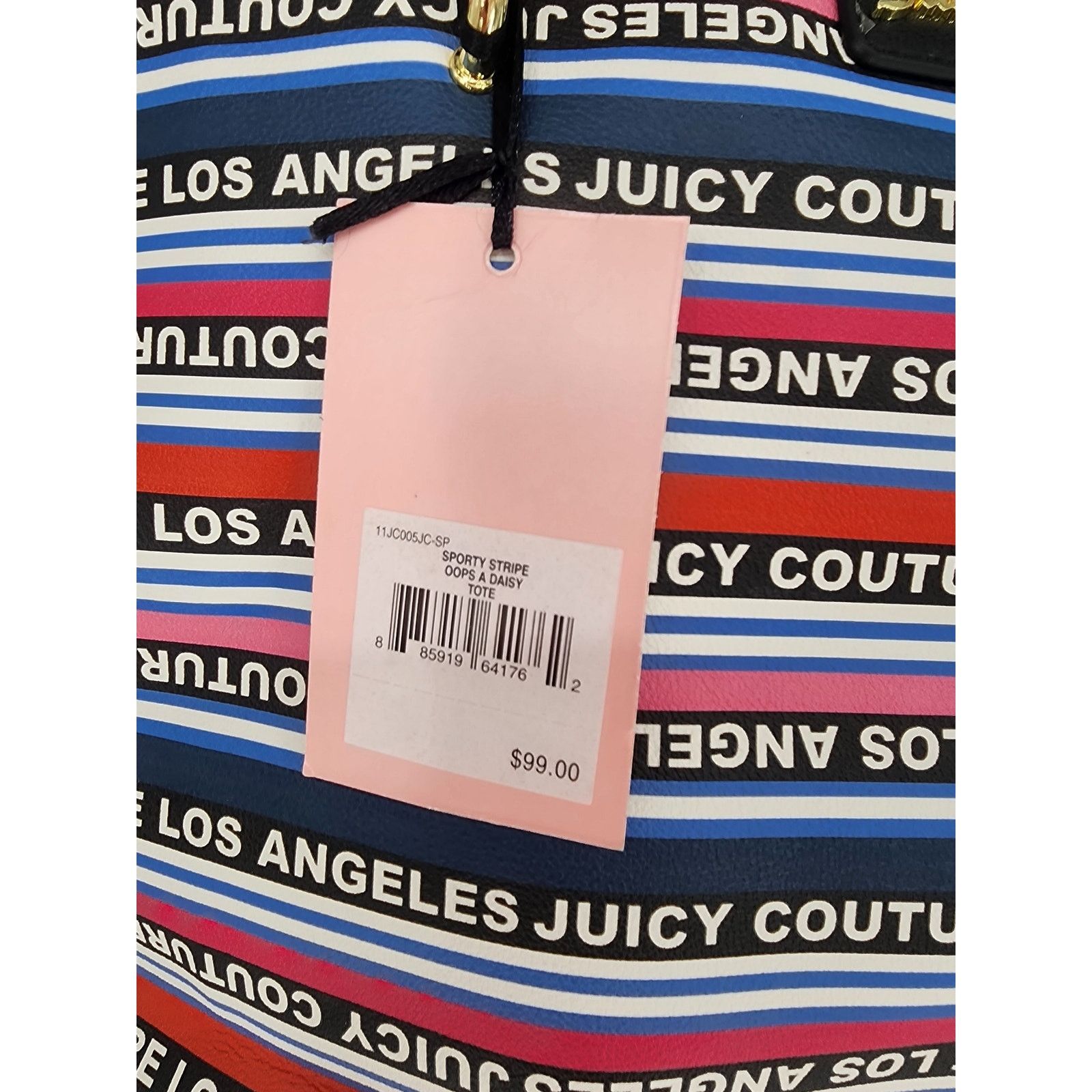 Juicy Couture Juicy Couture Oops A Daisy Sporty Striped Tote Size ONE SIZE - 2 Thumbnail