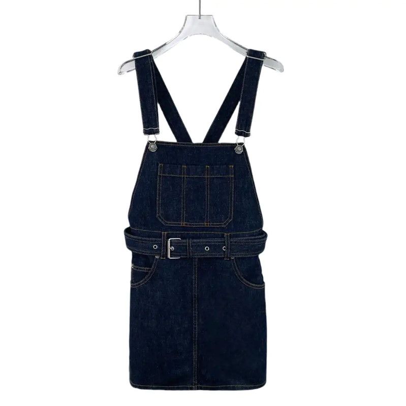 Dior Dior Blue Denim Dress for Women 0089 Size XS / US 0-2 / IT 36-38 - 1 Thumbnail